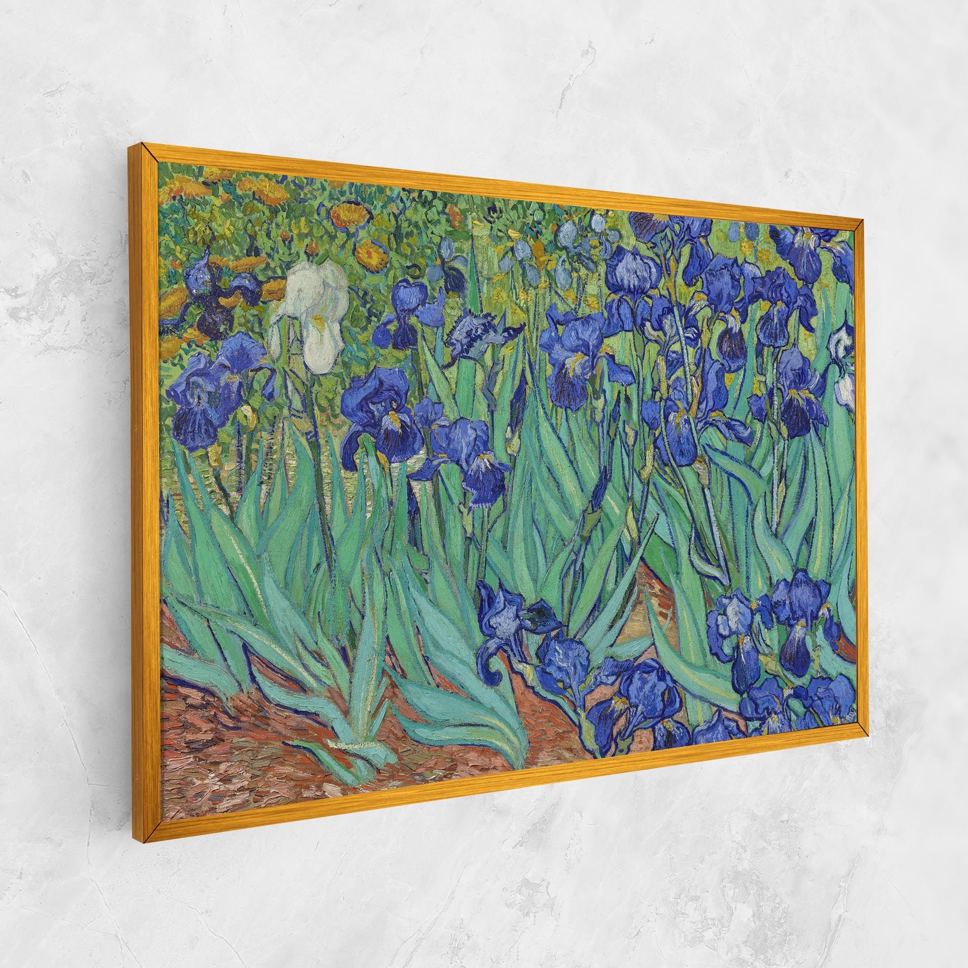 Irises Van Gogh mockup 1