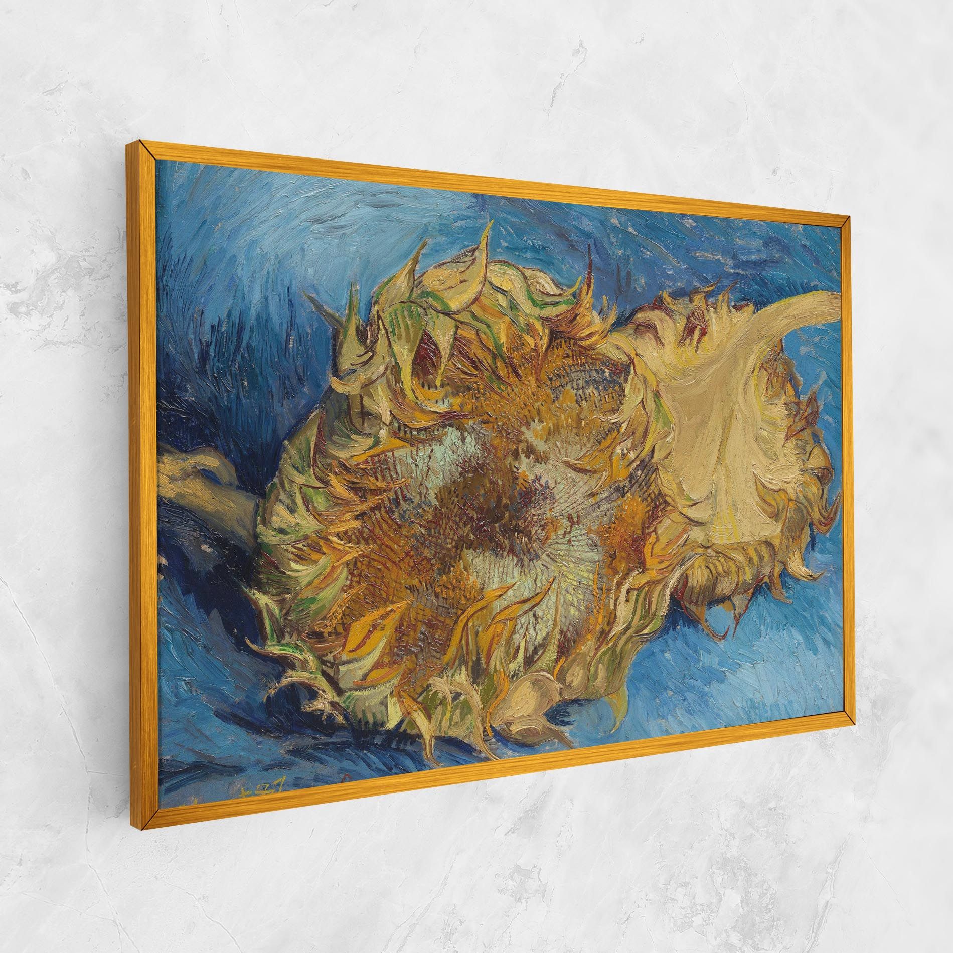 Sunflowers Van Gogh mockup 1