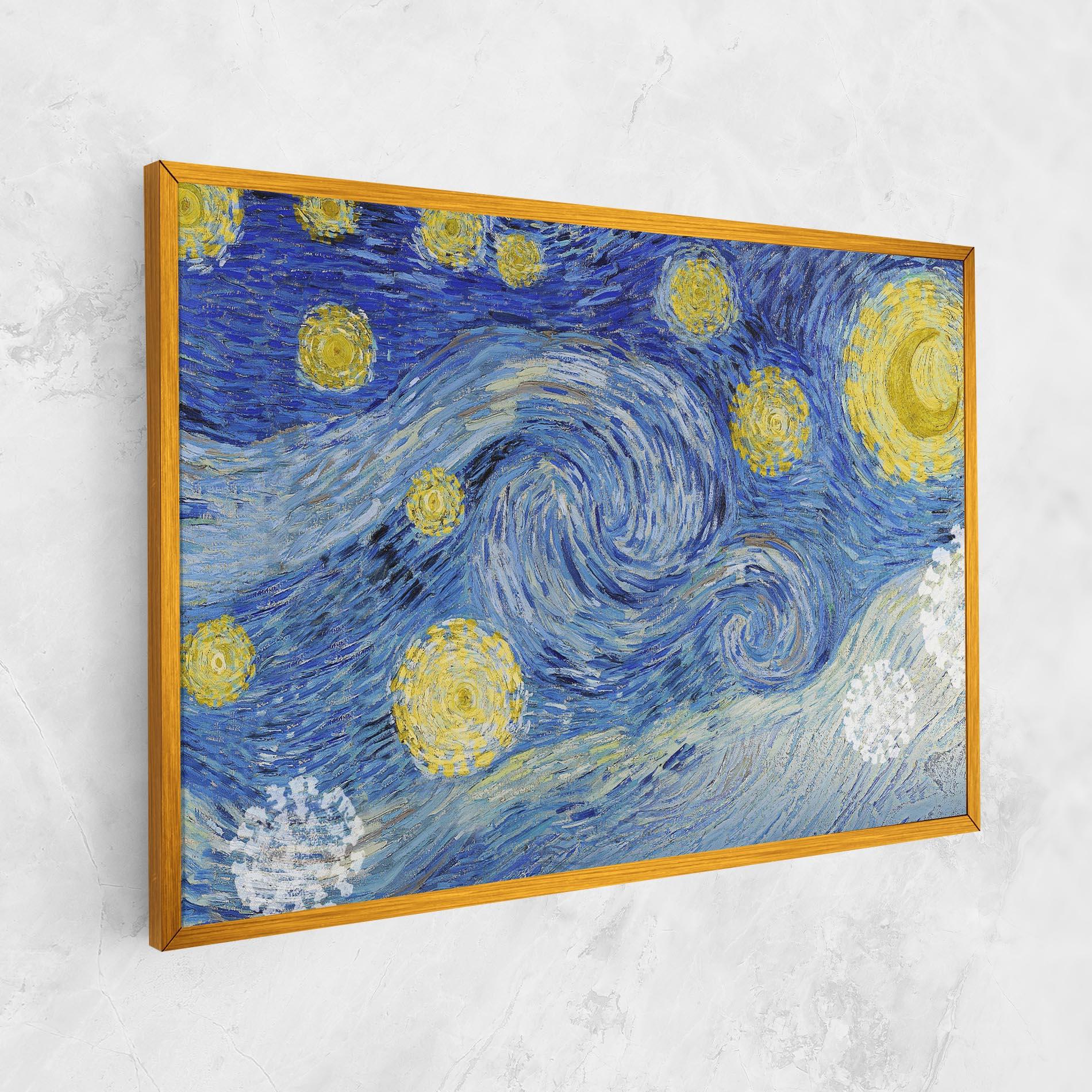 Картина на платно Van Gogh Starry Night mockup 1