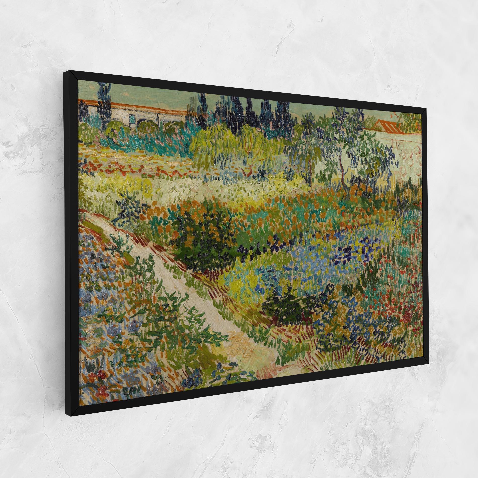 Картина на платно Garden At Arles mockup 1