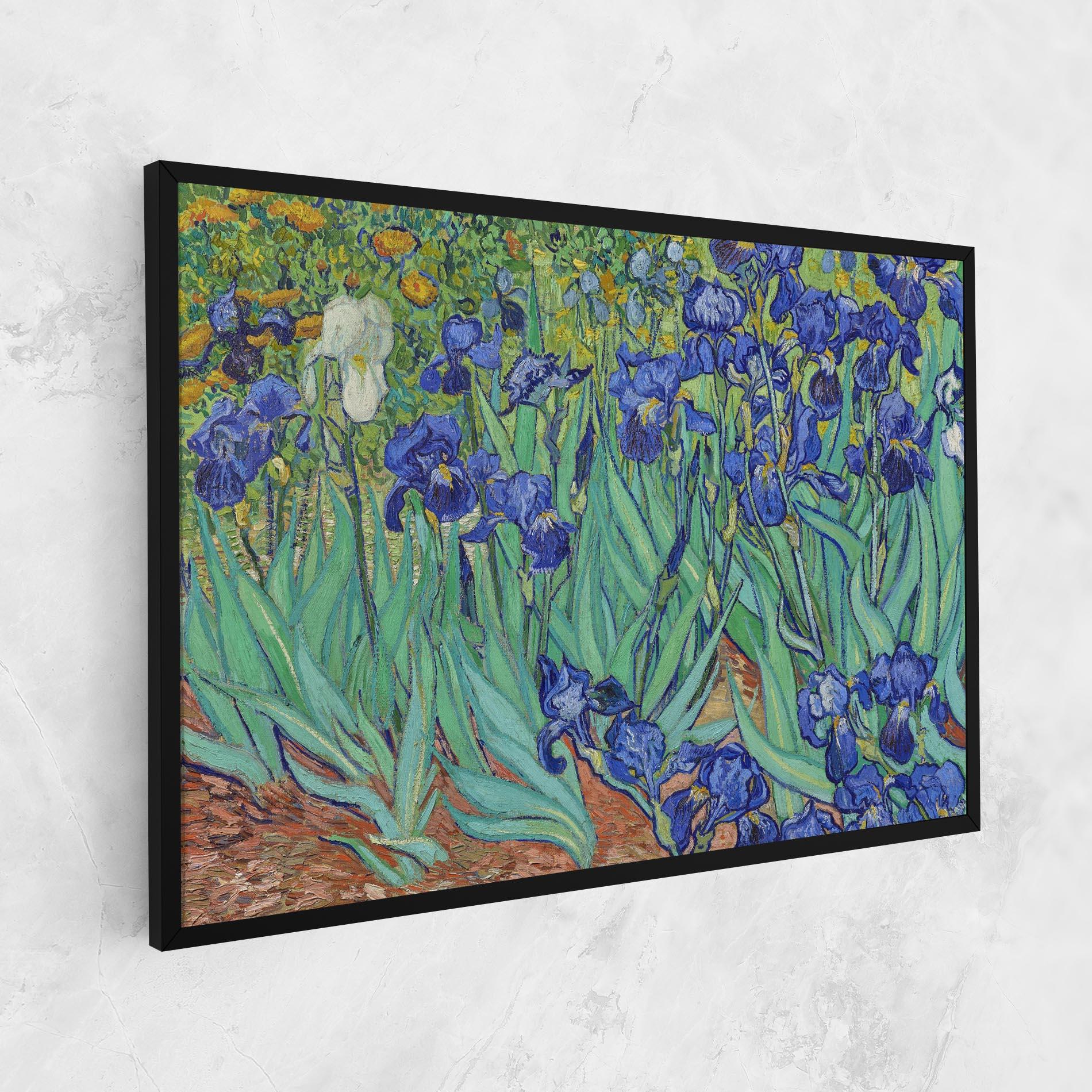 Картина на платно Irises Van Gogh mockup 1
