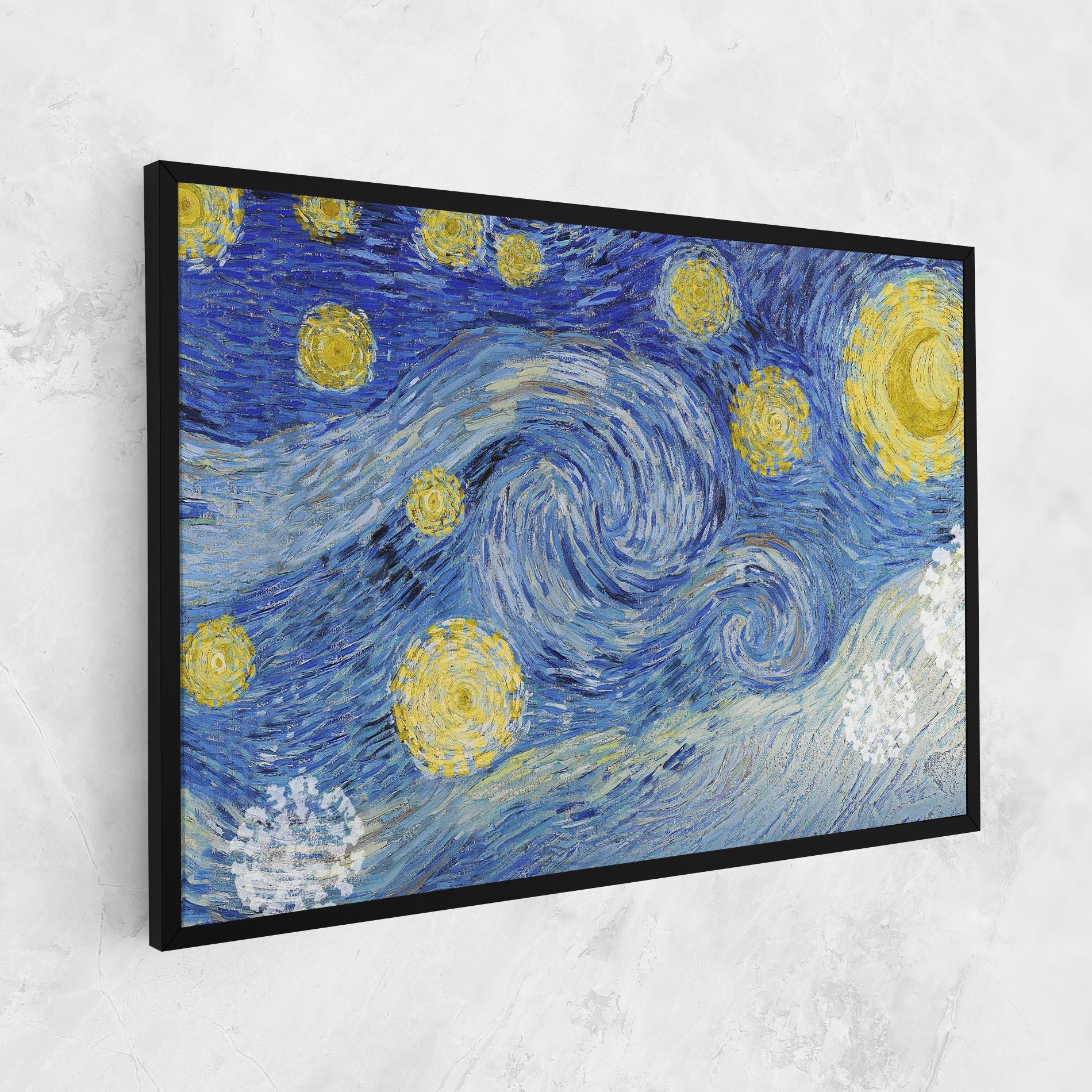 Картина на платно Van Gogh Starry Night mockup 1