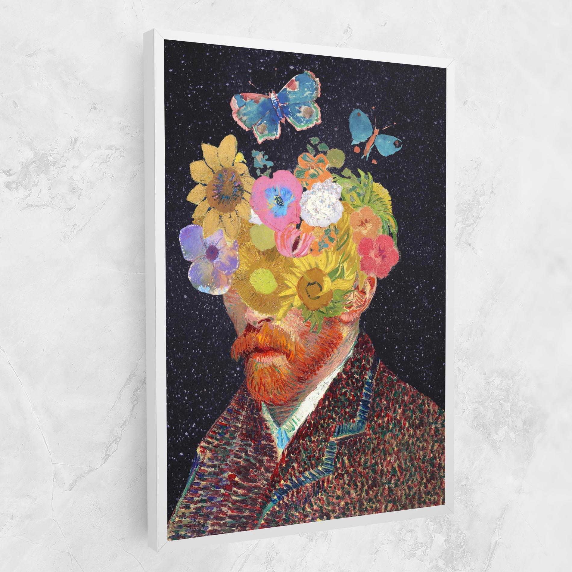 Картина на платно Flower Self Portrait mockup 1