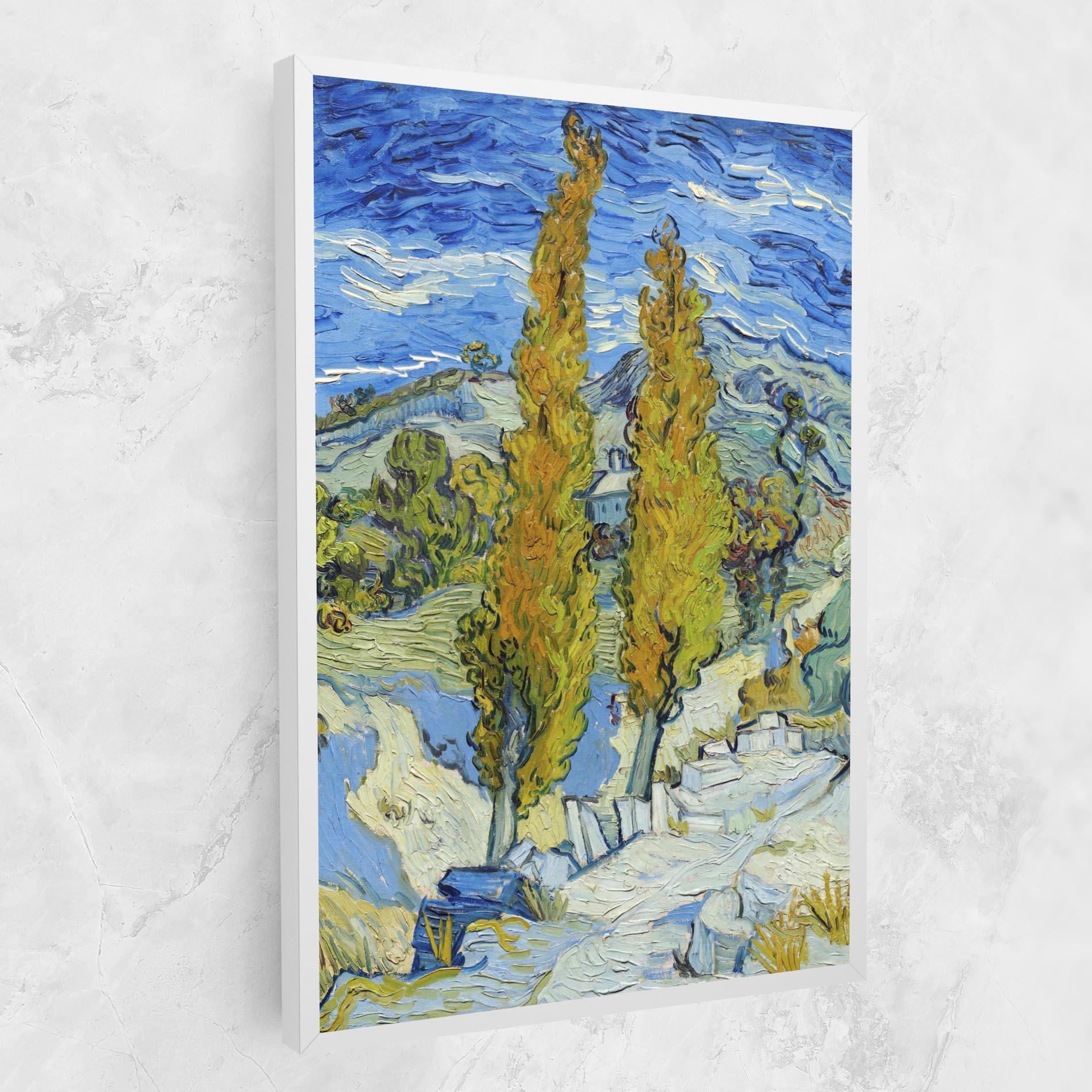 Картина на платно Poplars At Saint Remy mockup 1
