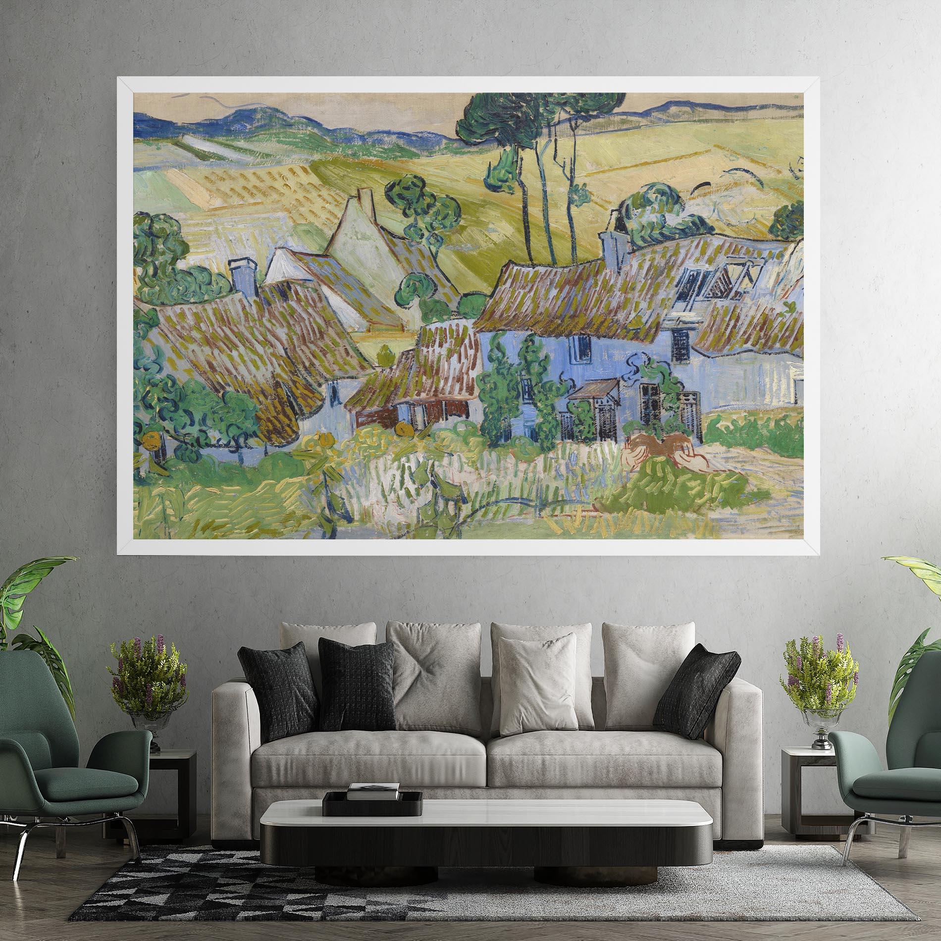 Картина на платно Farms Near Auvers mockup 7
