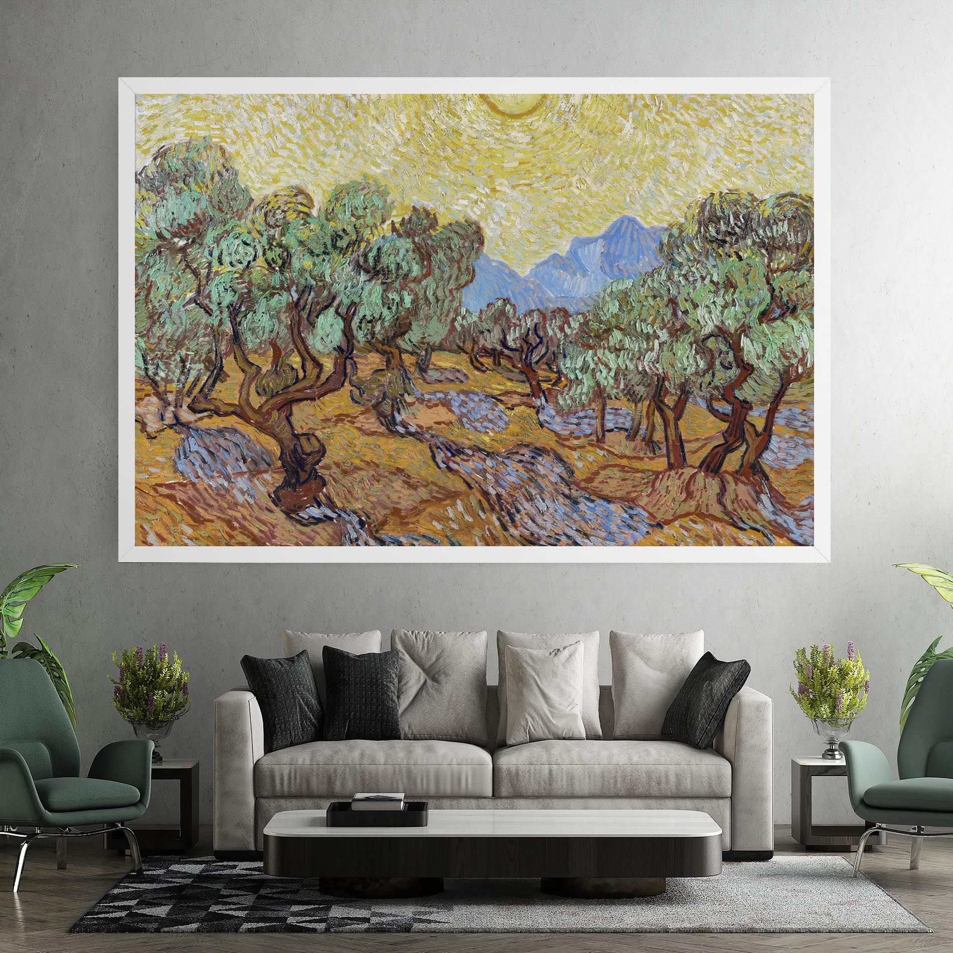 Gogh Olive Trees mockup 7