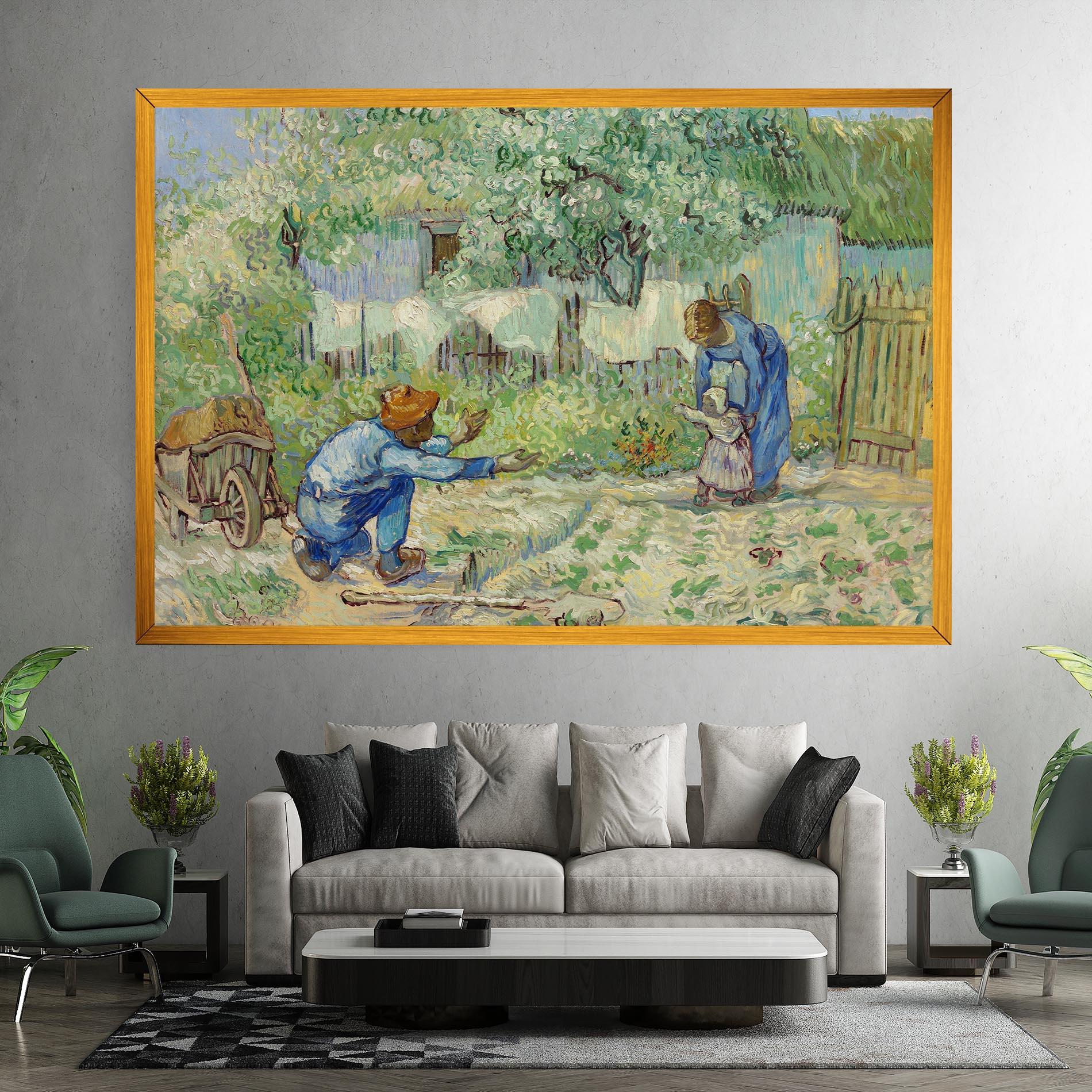 Картина на платно First Steps mockup 7