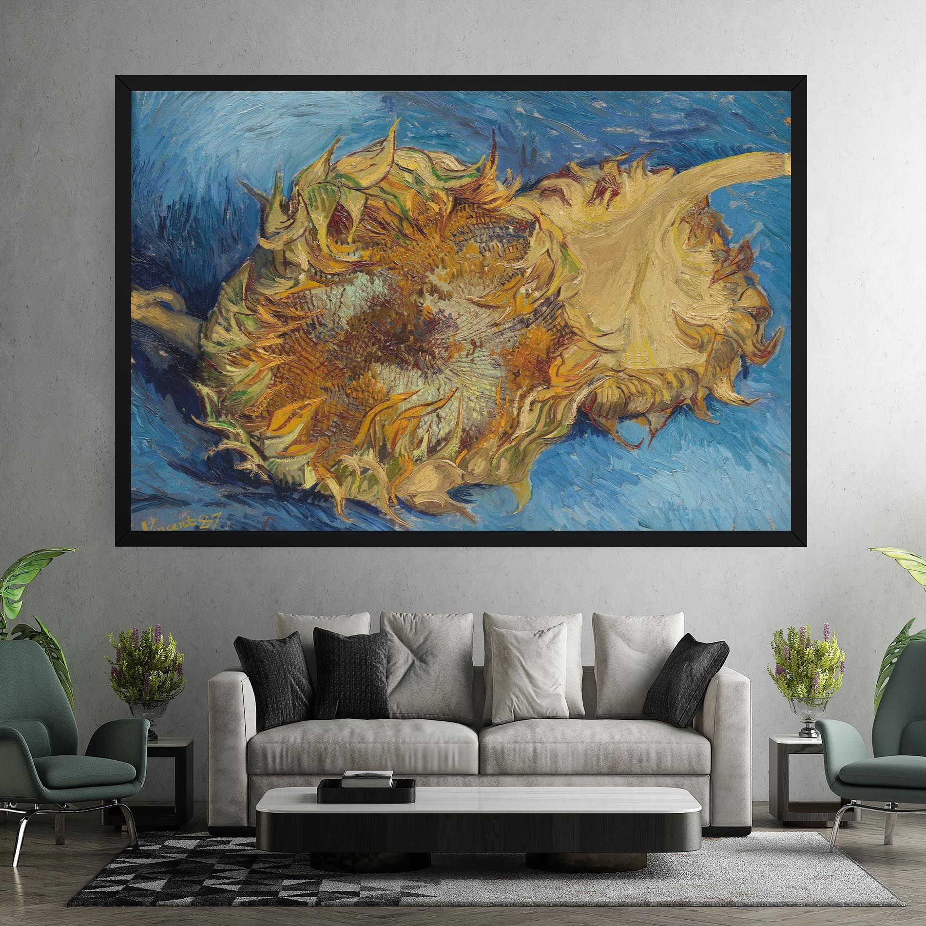 Sunflowers Van Gogh mockup 7