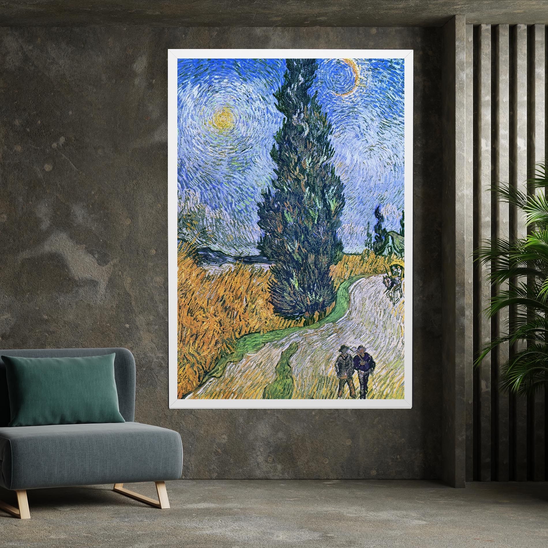 Road With Cypress mockup 7