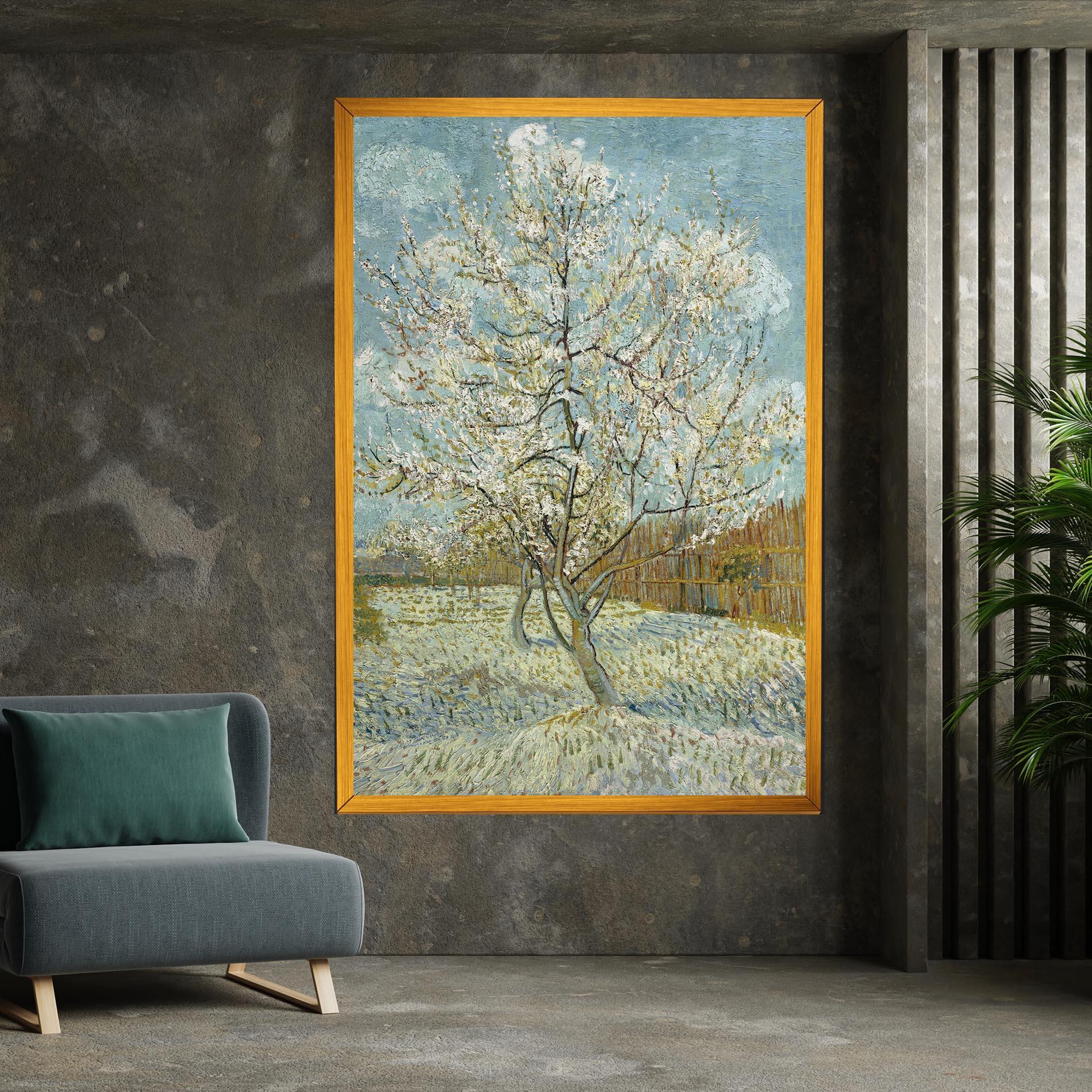 Картина на платно De Roze Perzikboom mockup 7