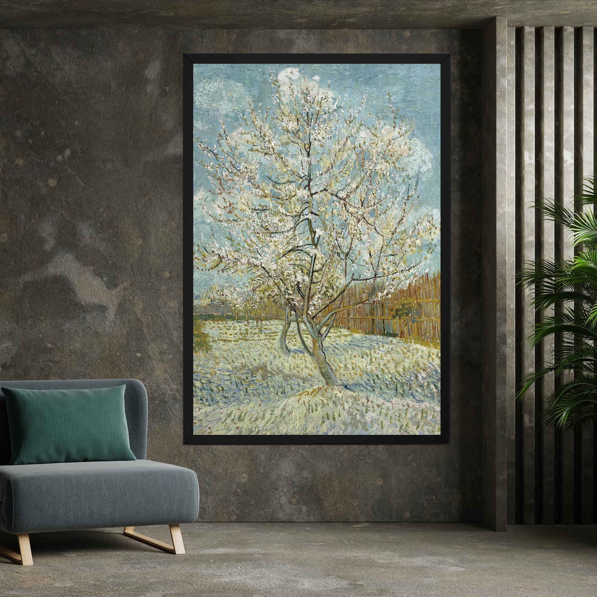 Картина на платно De Roze Perzikboom mockup 7