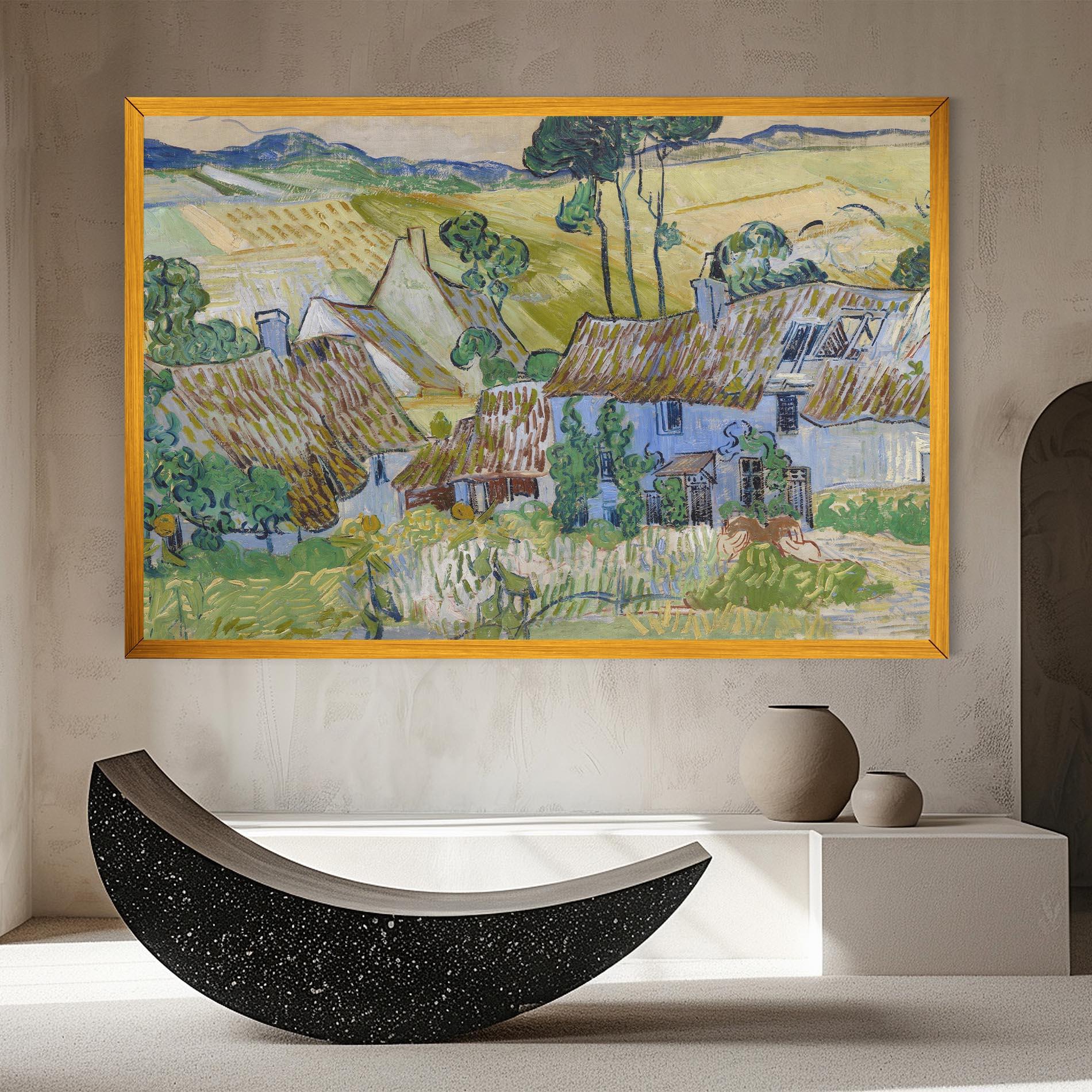 Картина на платно Farms Near Auvers mockup 8