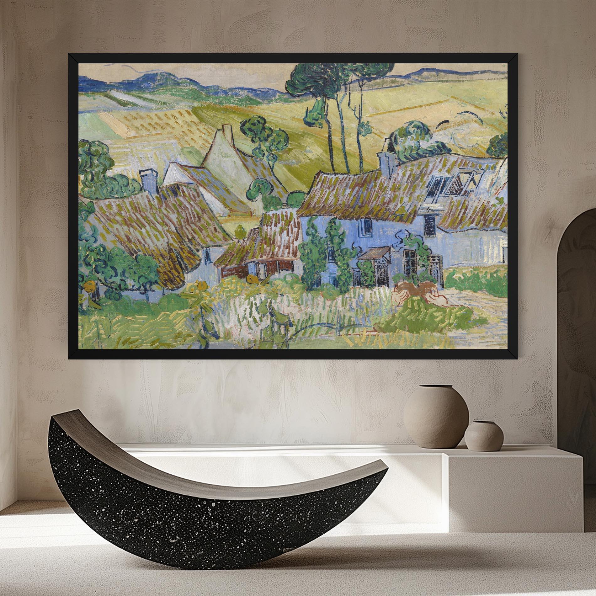 Картина на платно Farms Near Auvers mockup 8