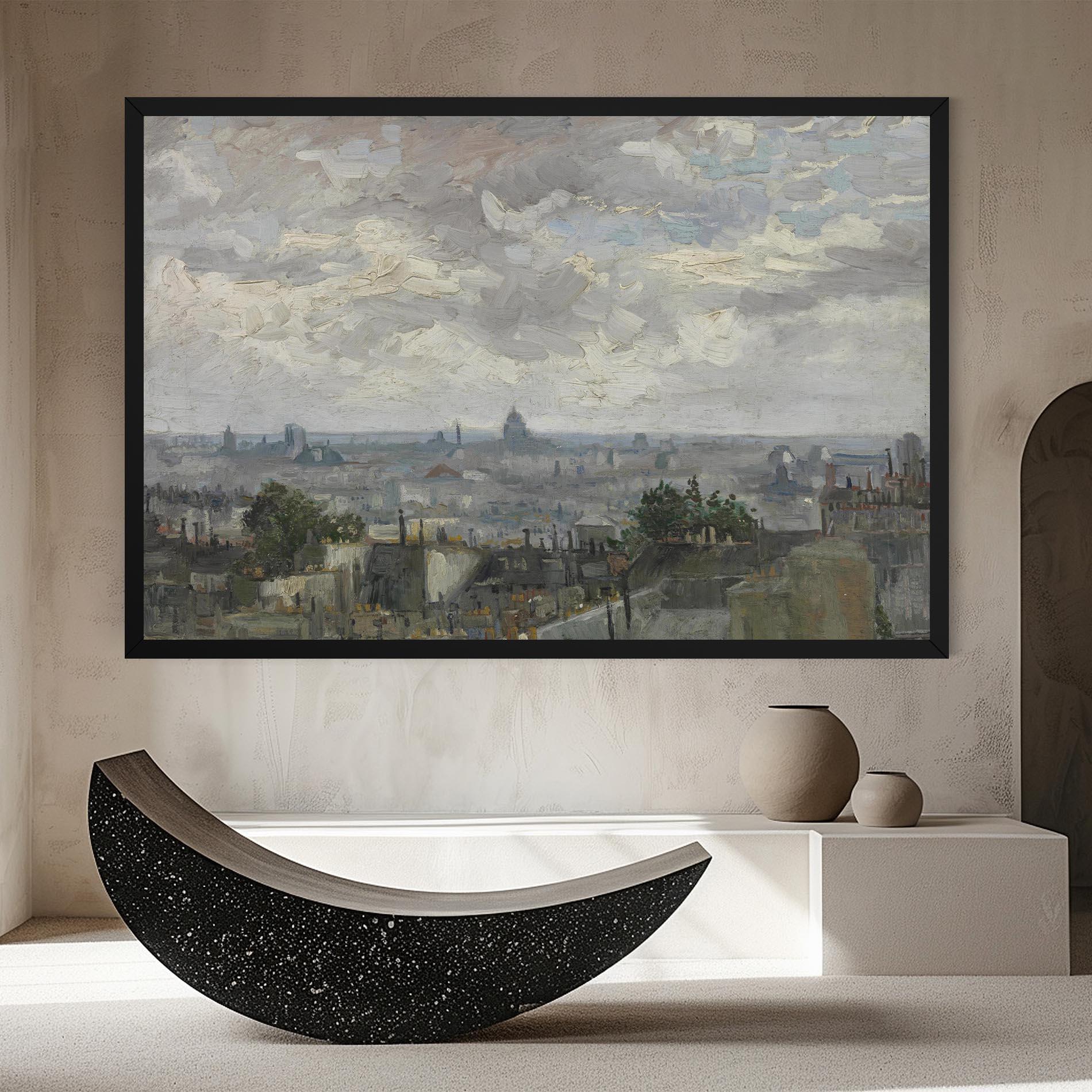 Картина на платно Gezicht Op Paris mockup 8