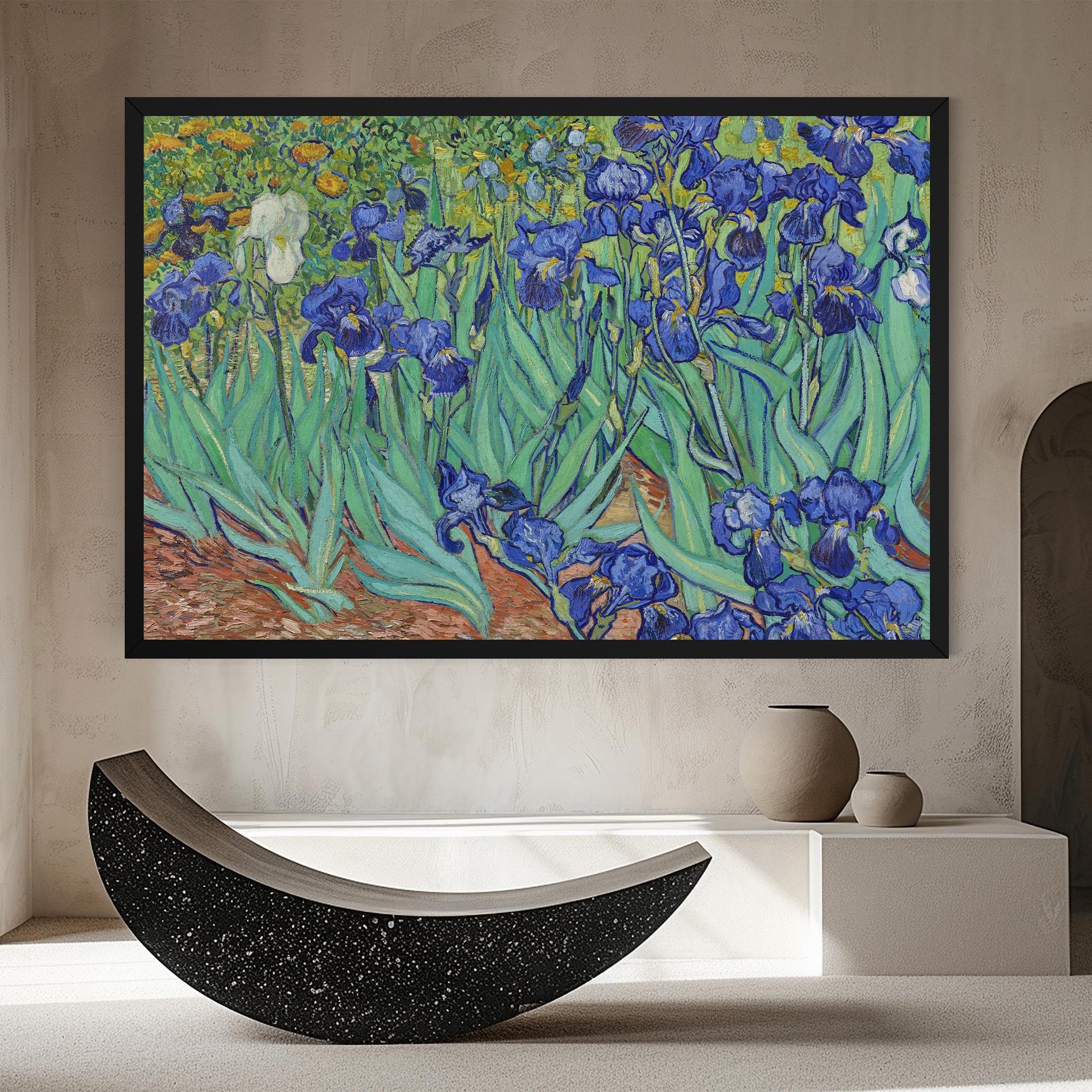 Irises Van Gogh mockup 8
