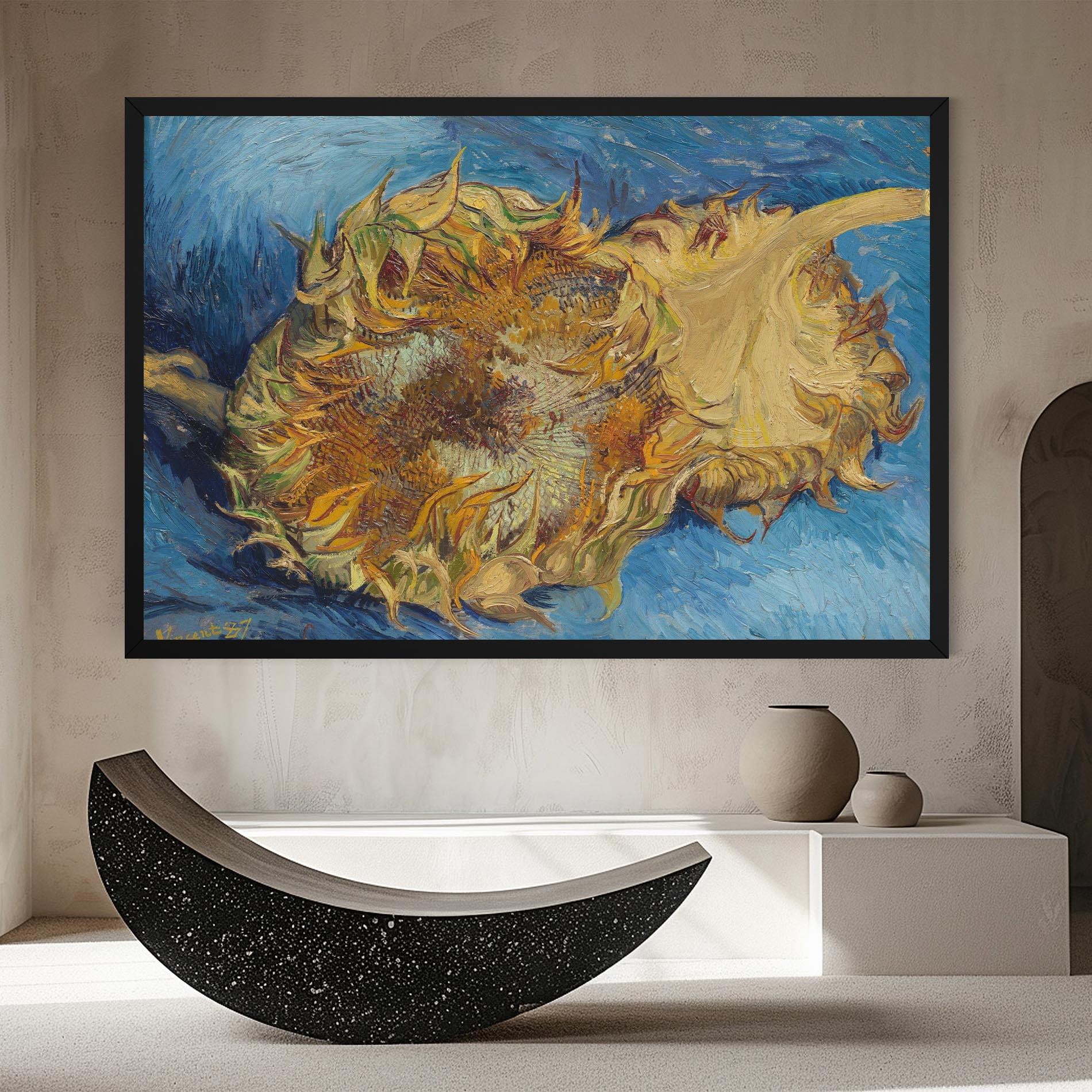 Картина на платно Sunflowers Van Gogh mockup 8