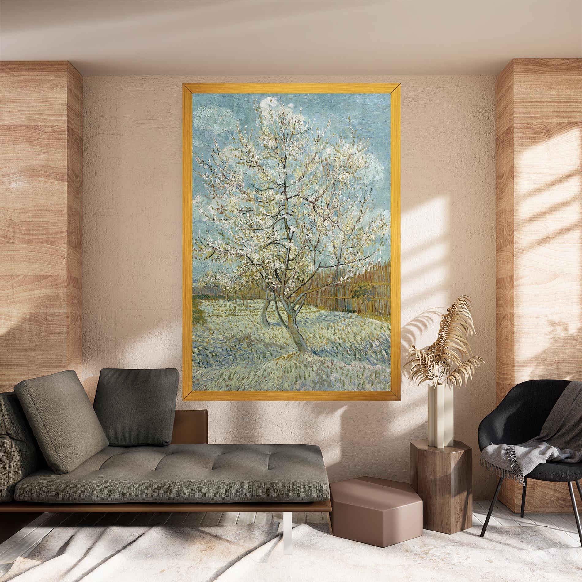 Картина на платно De Roze Perzikboom mockup 8