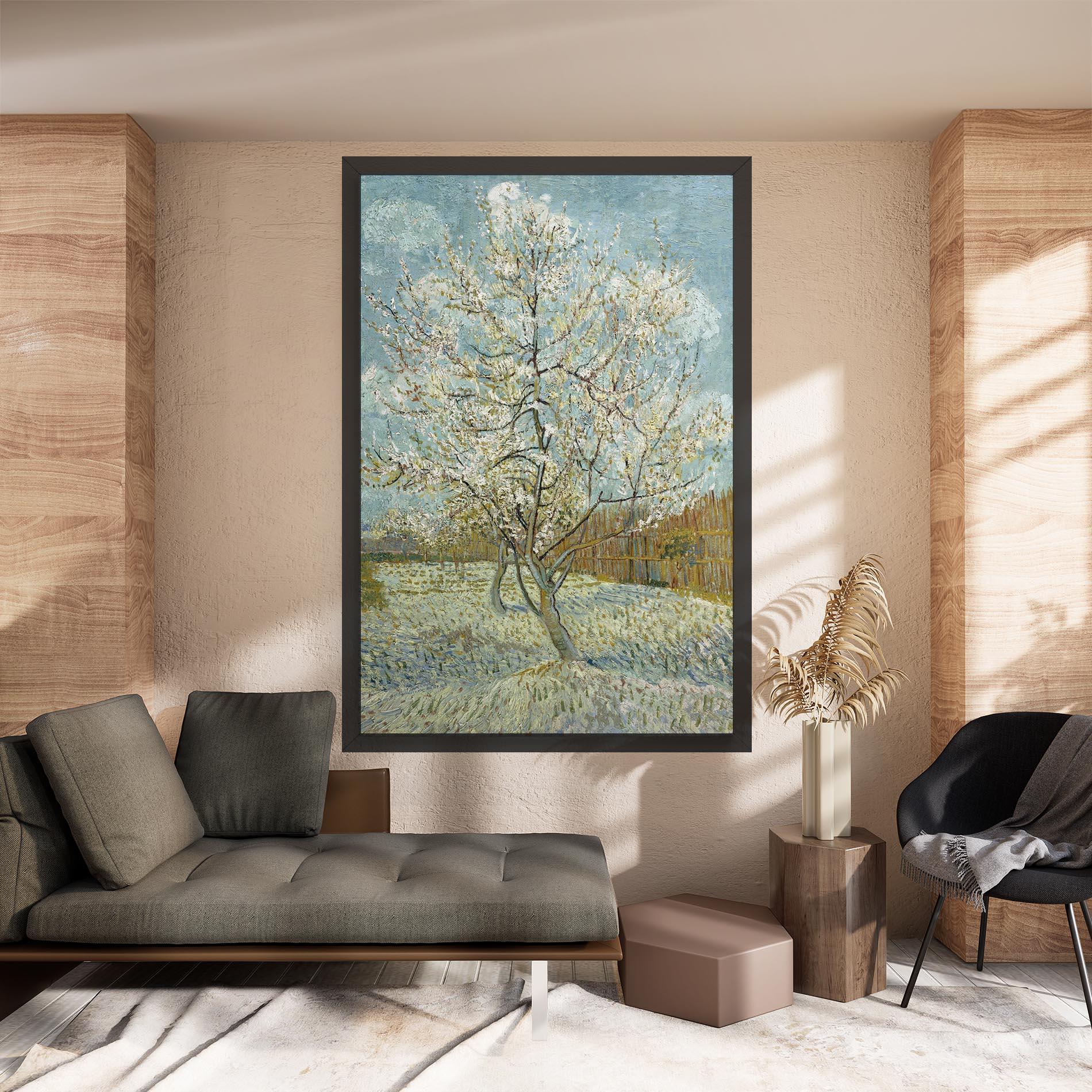 Картина на платно De Roze Perzikboom mockup 8