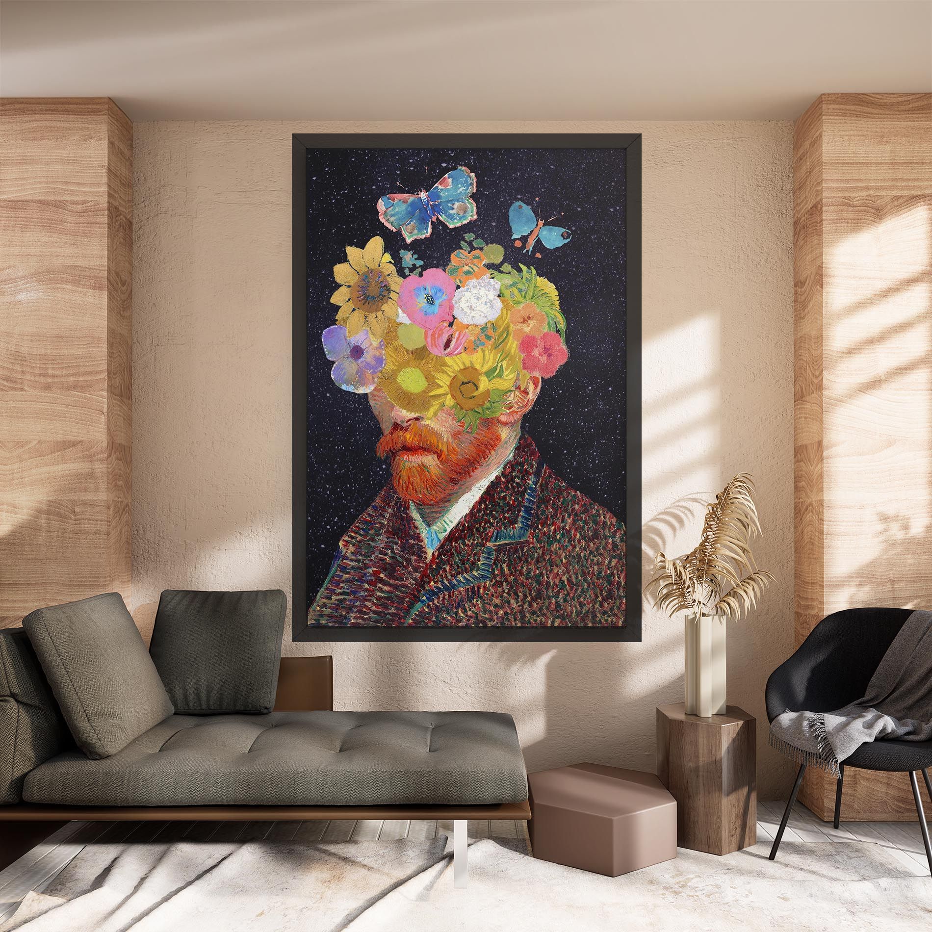 Flower Self Portrait mockup 8