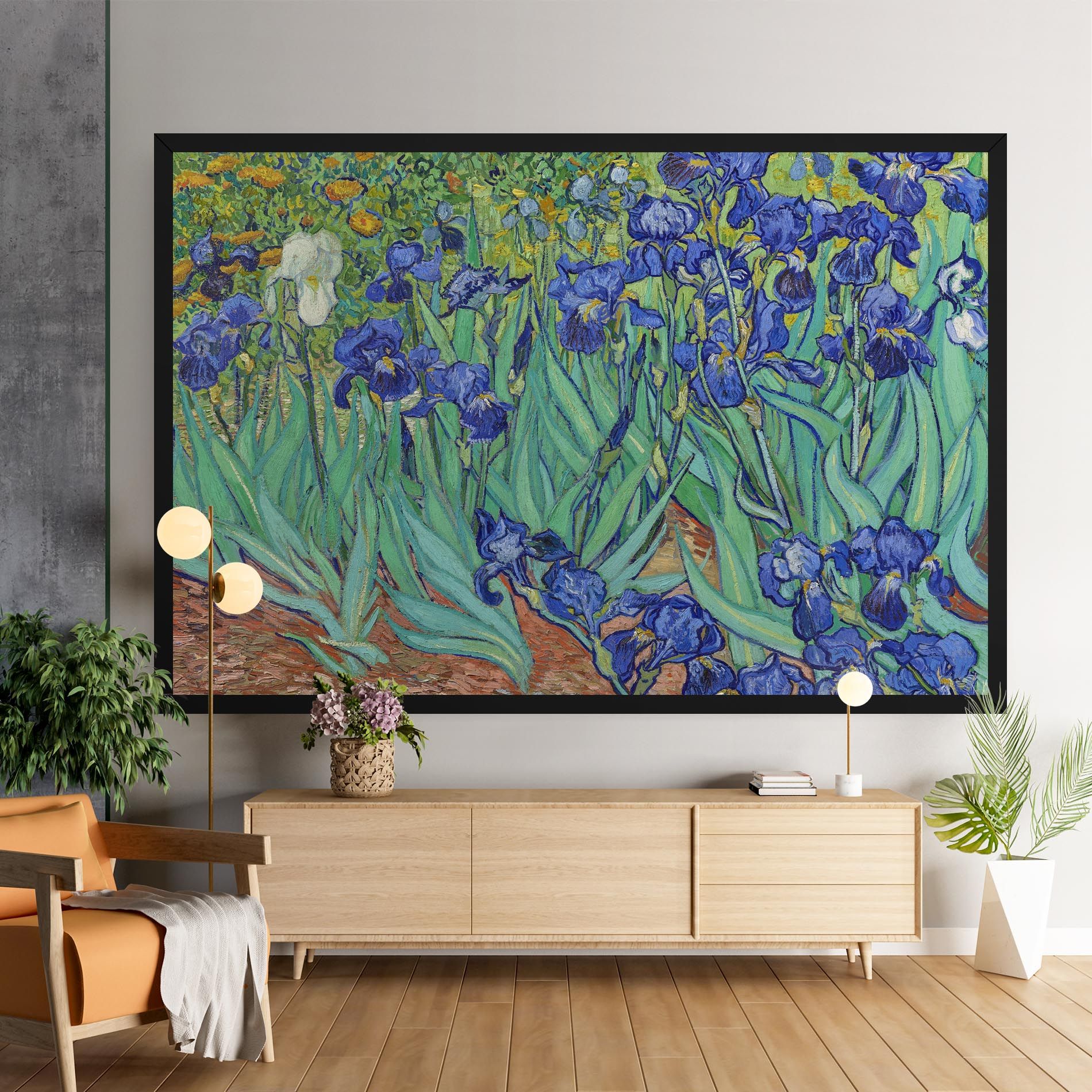 Irises Van Gogh mockup 9