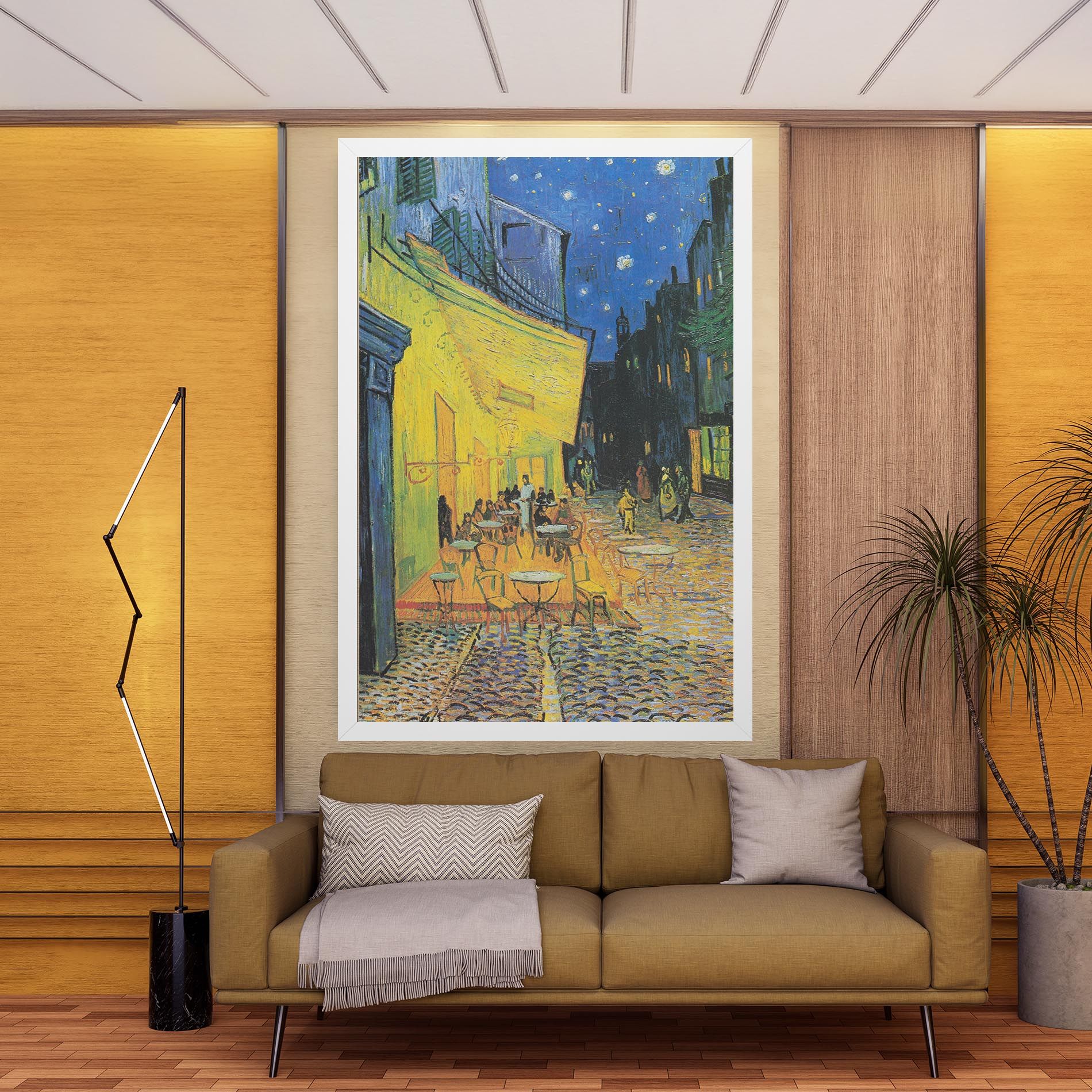 Cafe Terrace At Night mockup 9