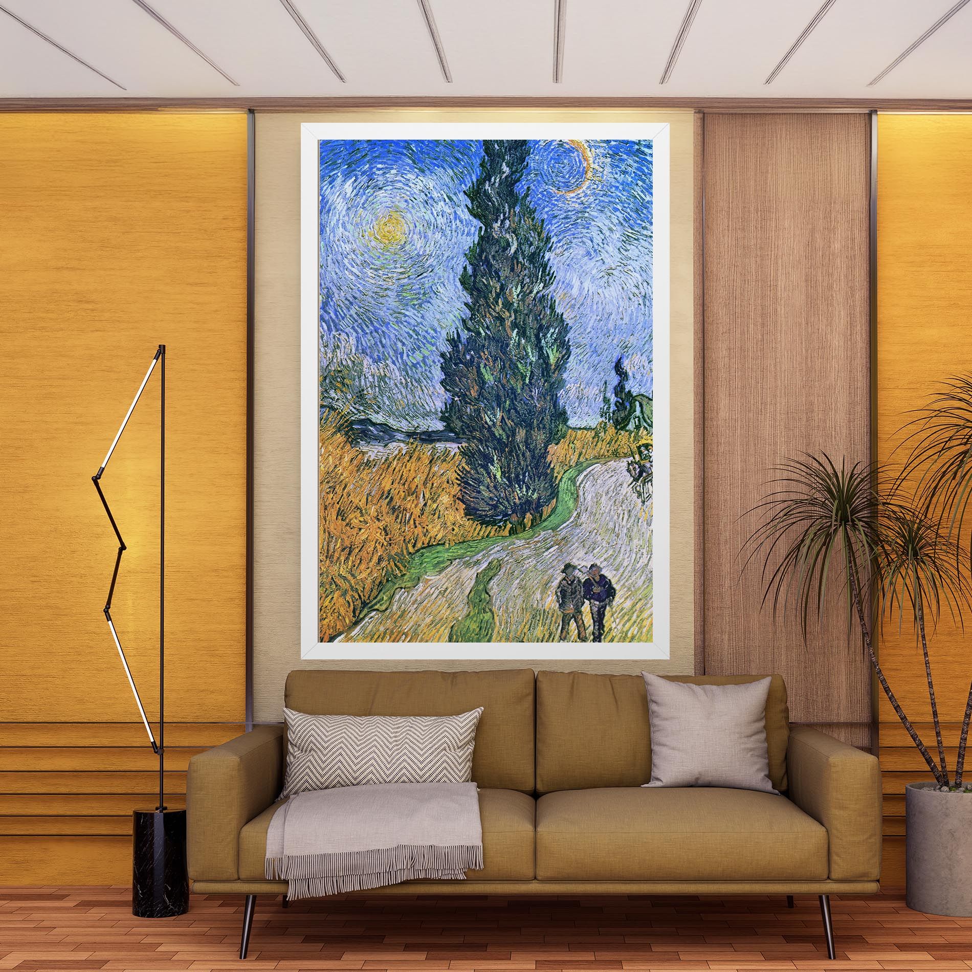 Road With Cypress mockup 9