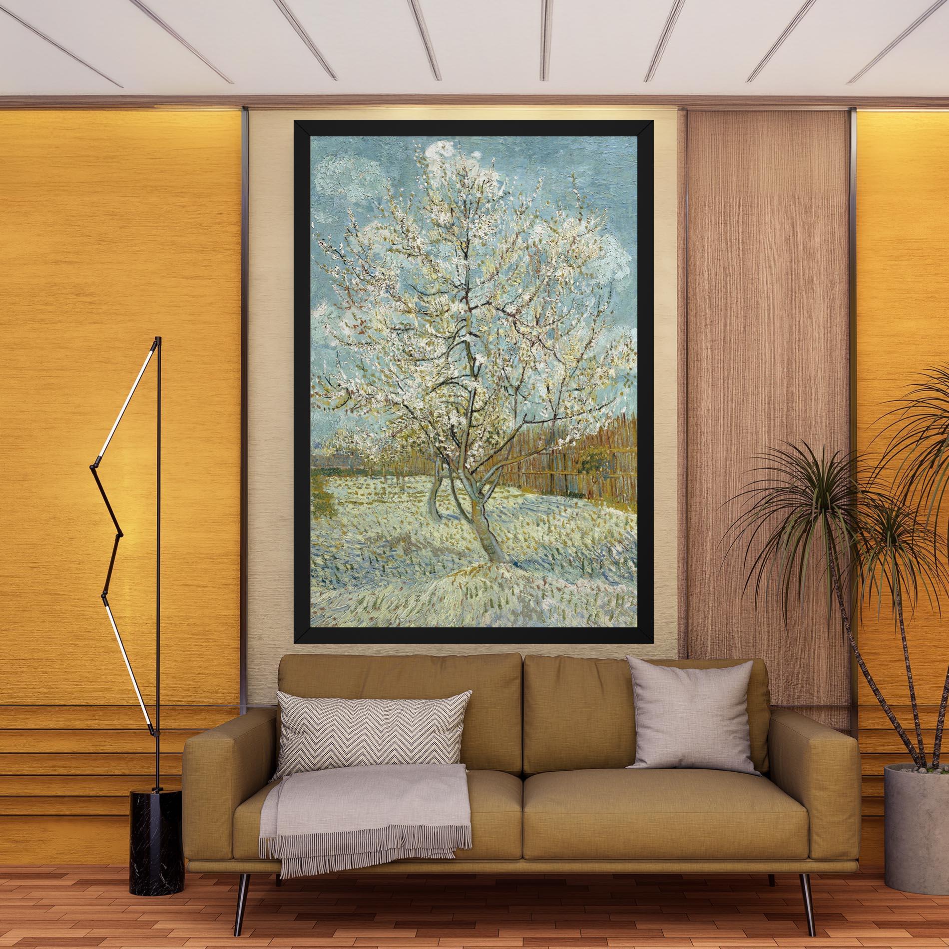 Картина на платно De Roze Perzikboom mockup 9