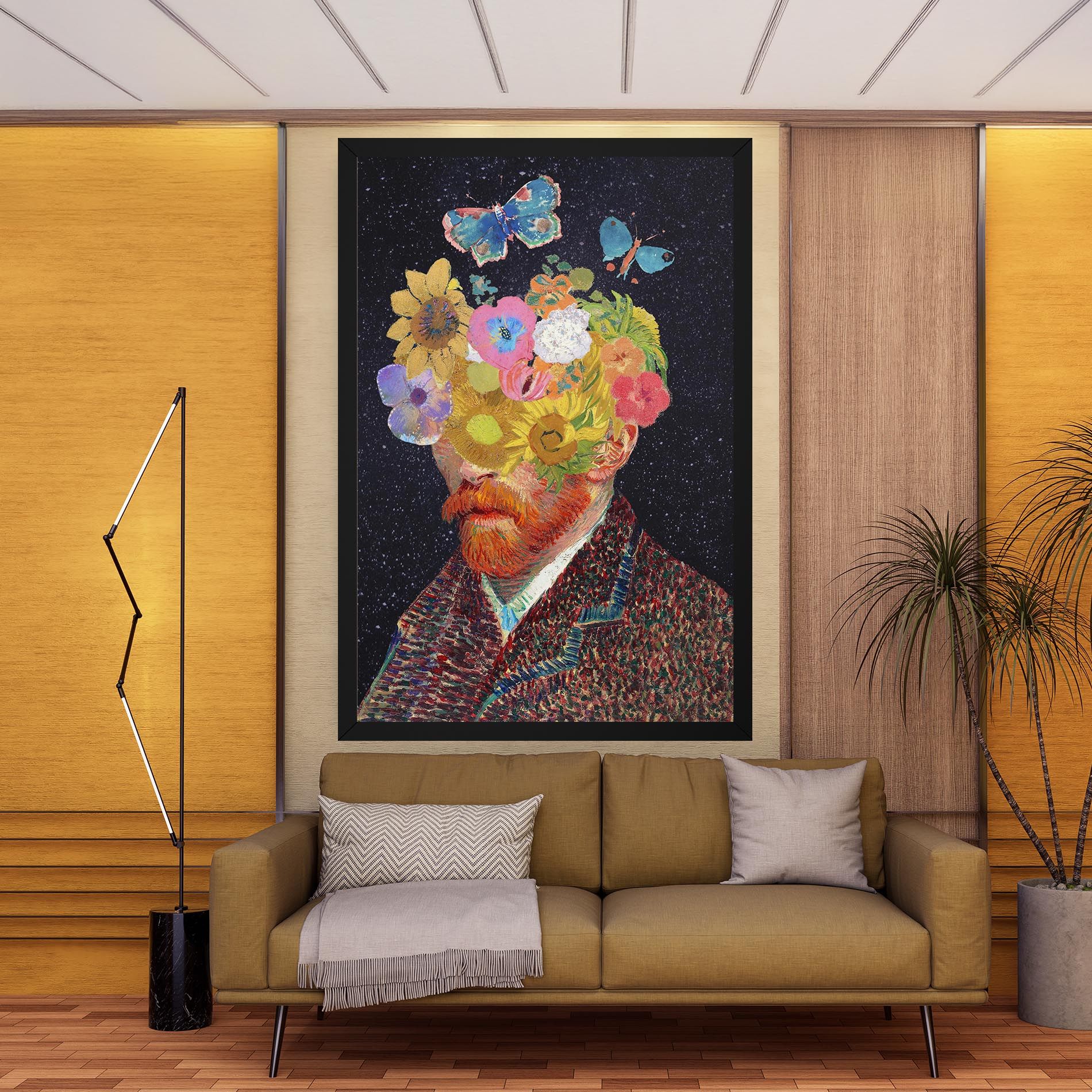 Flower Self Portrait mockup 9