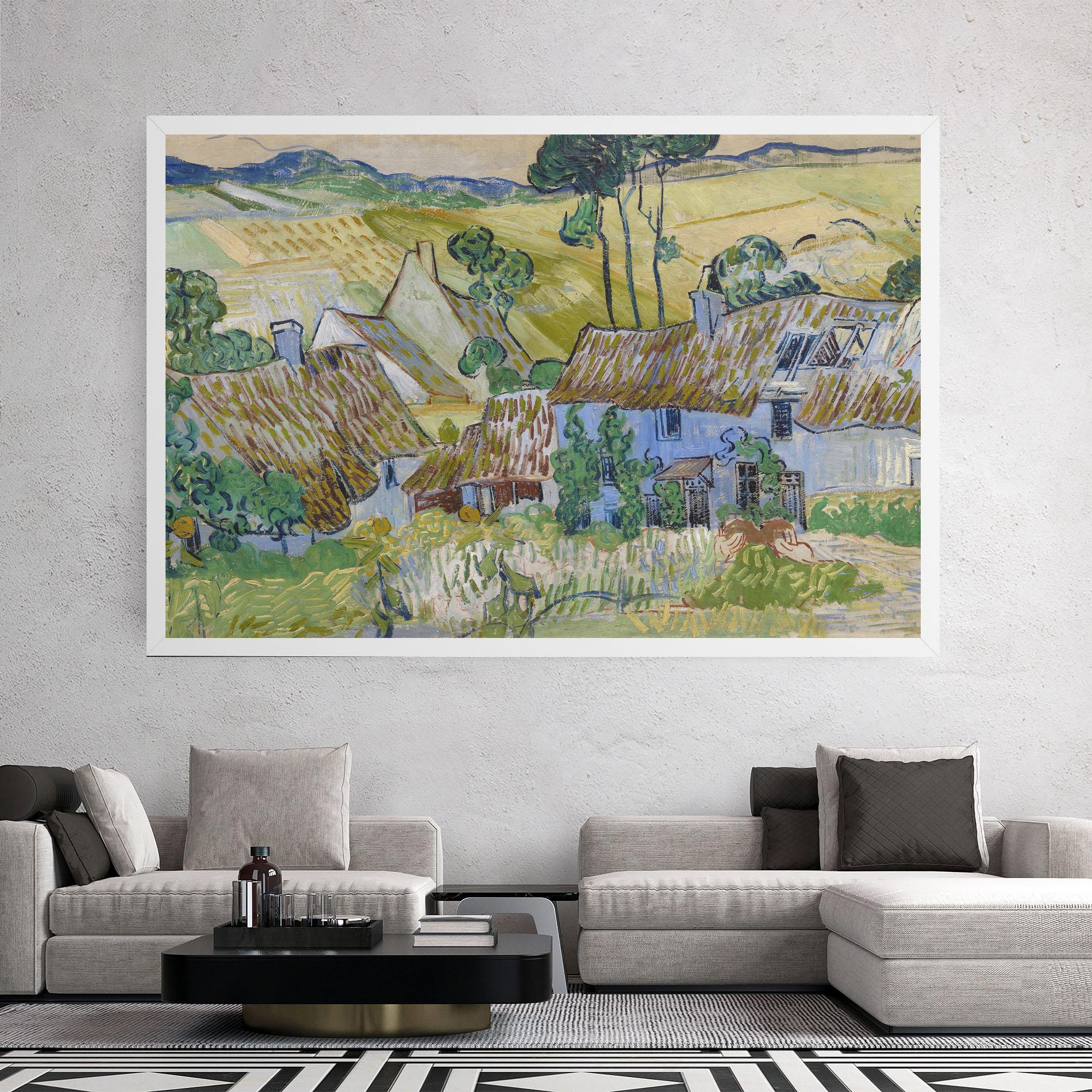 Картина на платно Farms Near Auvers mockup 2