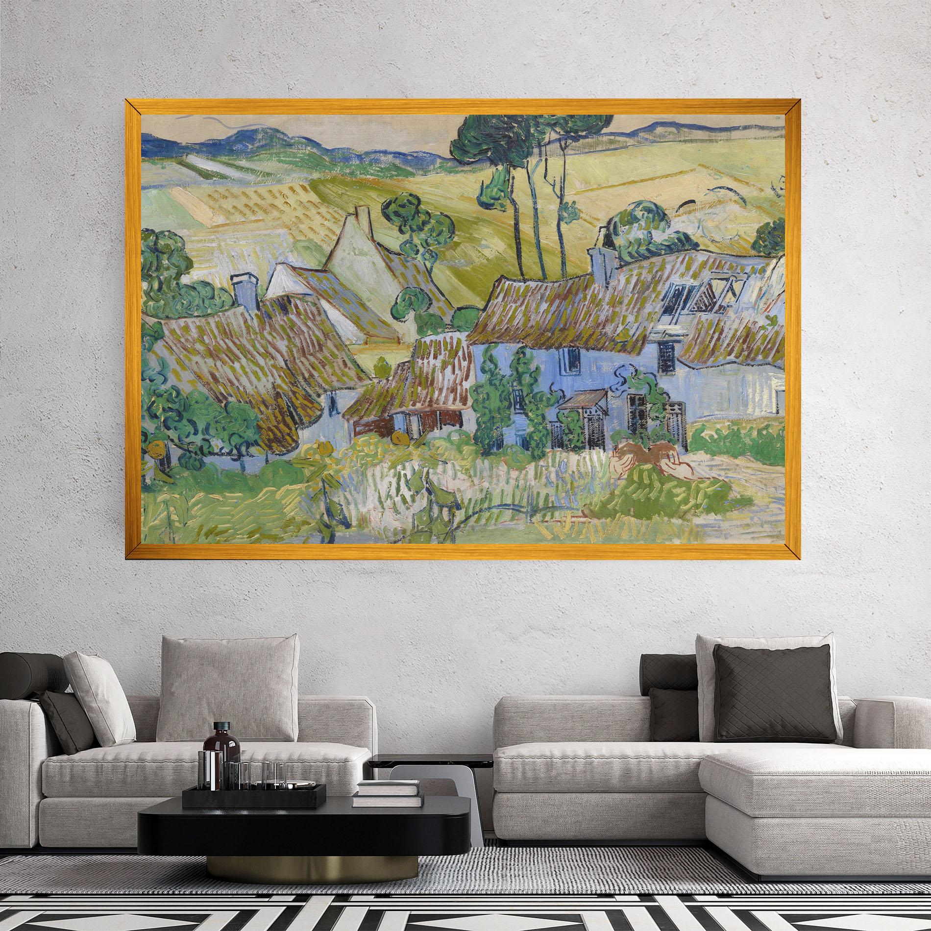 Картина на платно Farms Near Auvers mockup 2