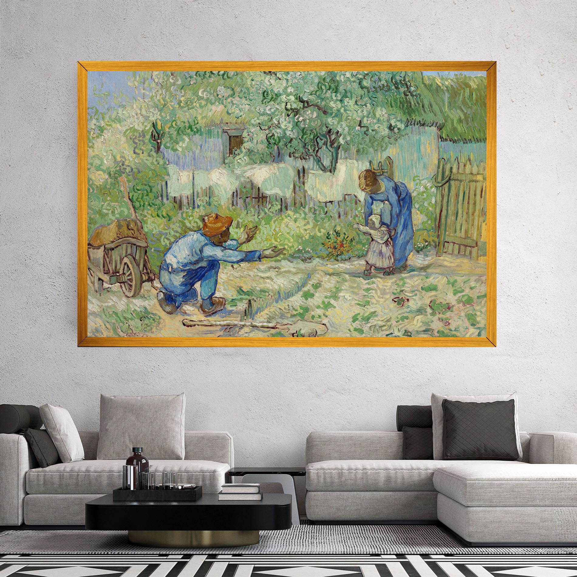 Картина на платно First Steps mockup 2