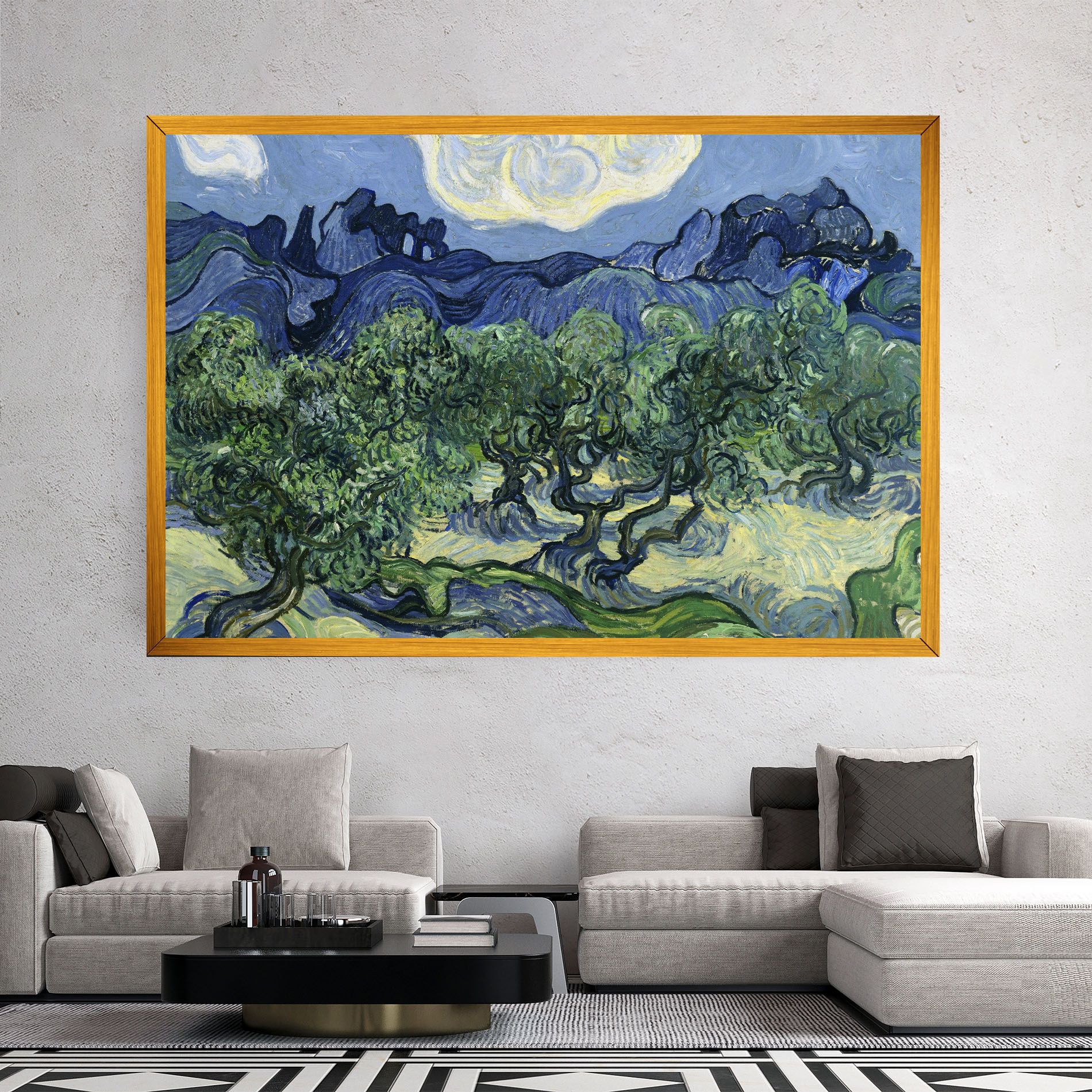 Olive Trees Alpilles mockup 2