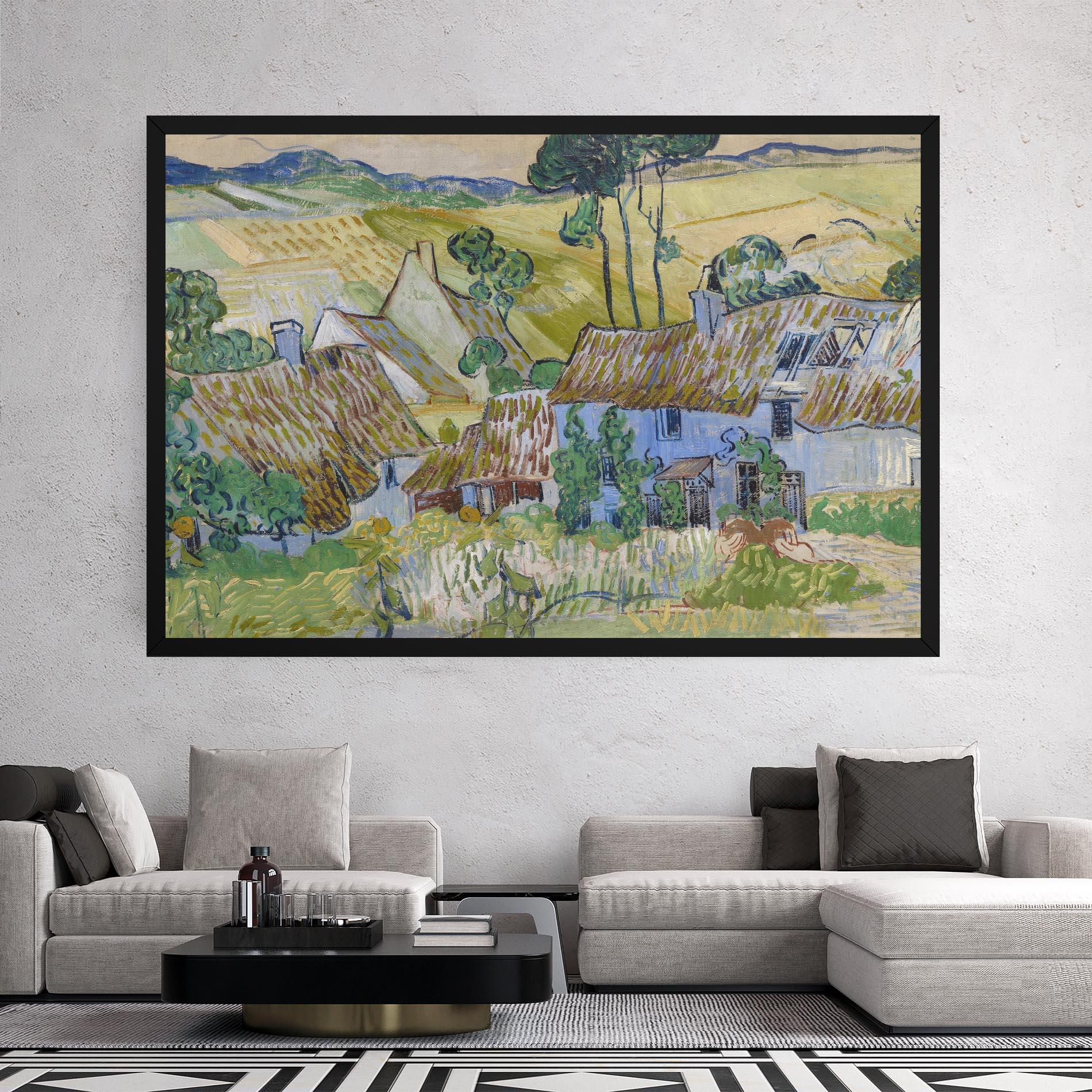 Картина на платно Farms Near Auvers mockup 2