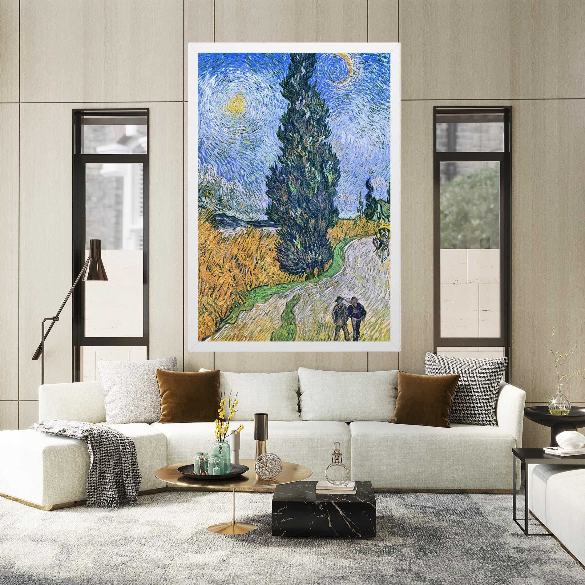 Road With Cypress mockup 2