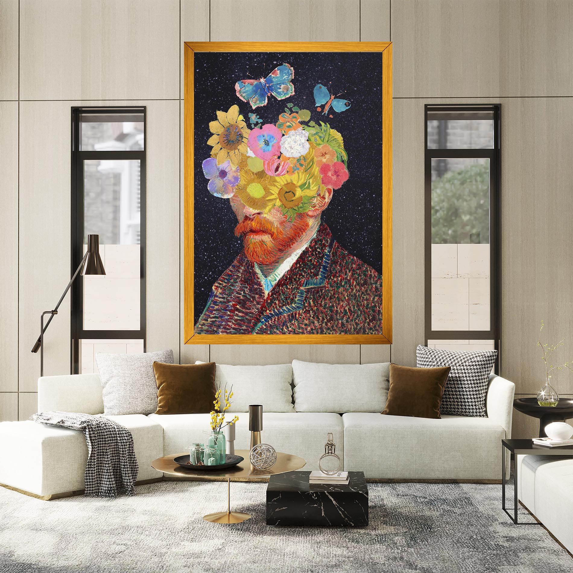 Flower Self Portrait mockup 2