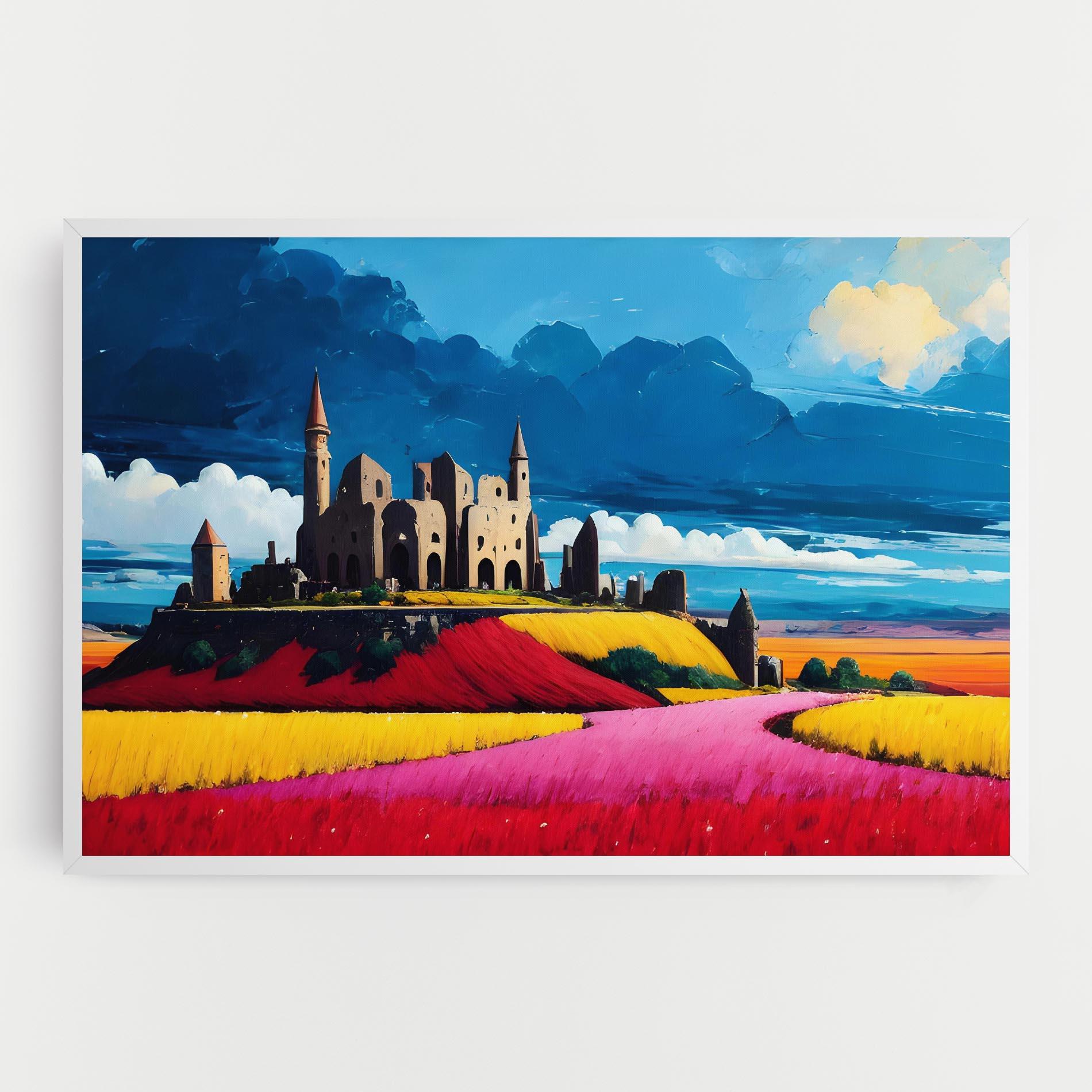 Картина на платно Antique Building Art mockup 0