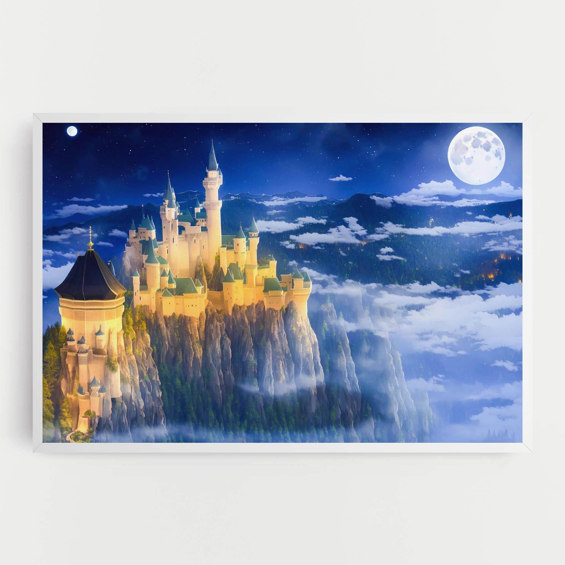Картина на платно Fairytale Castle mockup 0