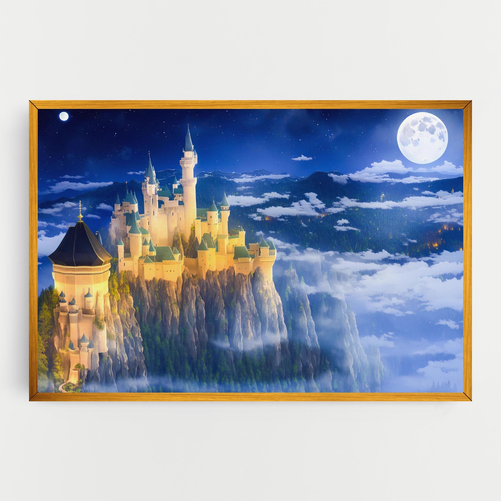 Картина на платно Fairytale Castle mockup 0