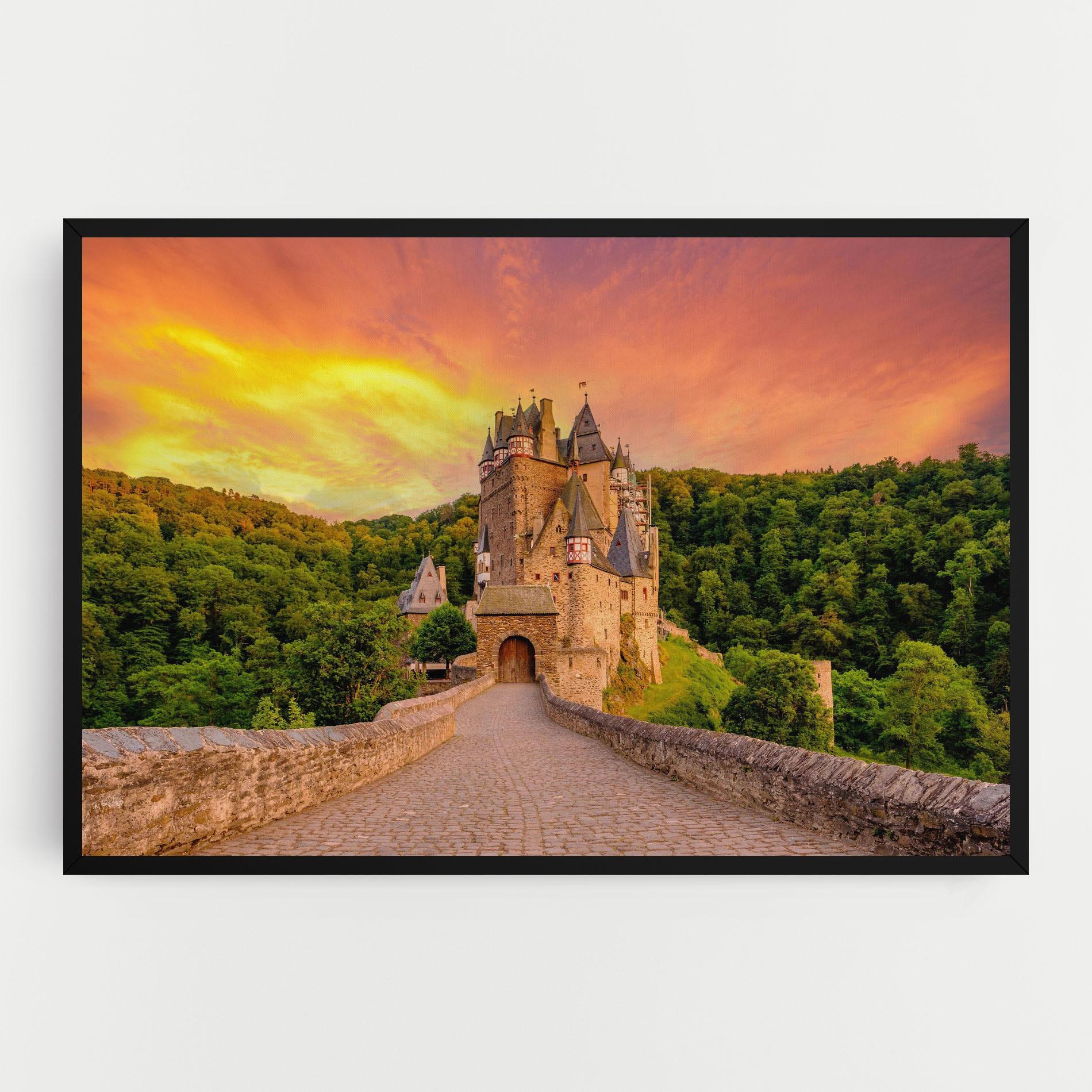 Картина на платно Burg Eltz Castle mockup 0