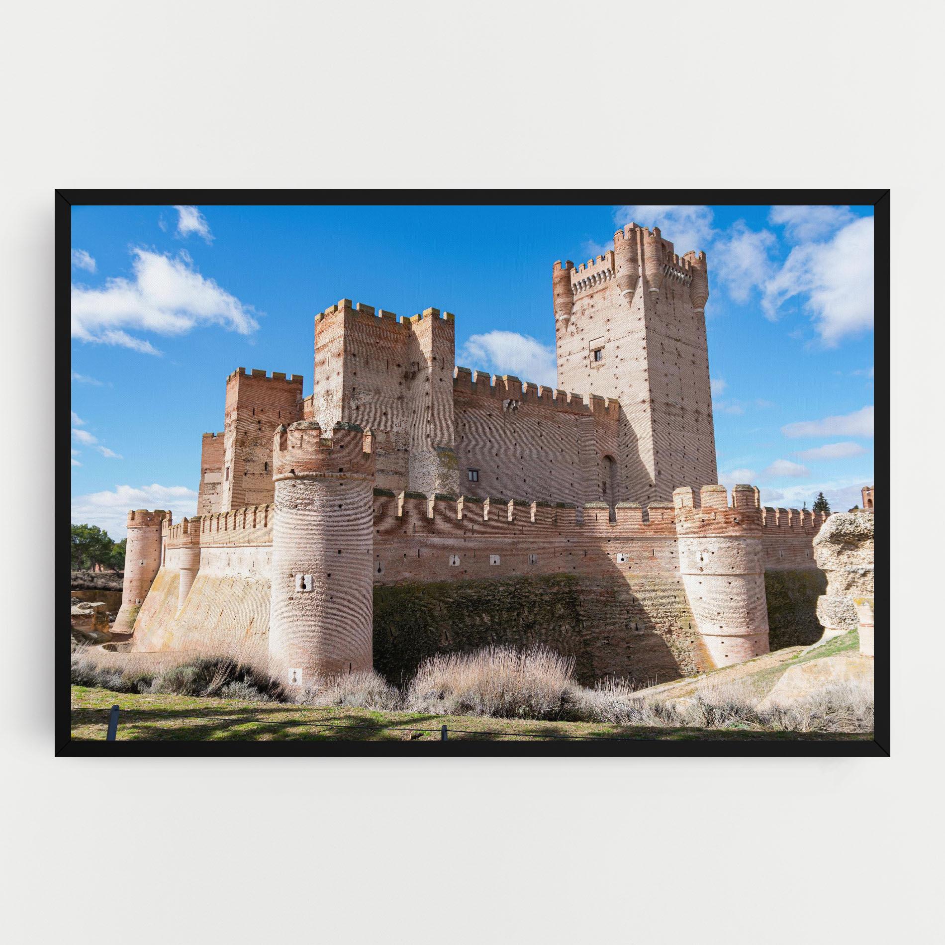 Картина на платно Castle La Mota mockup 0