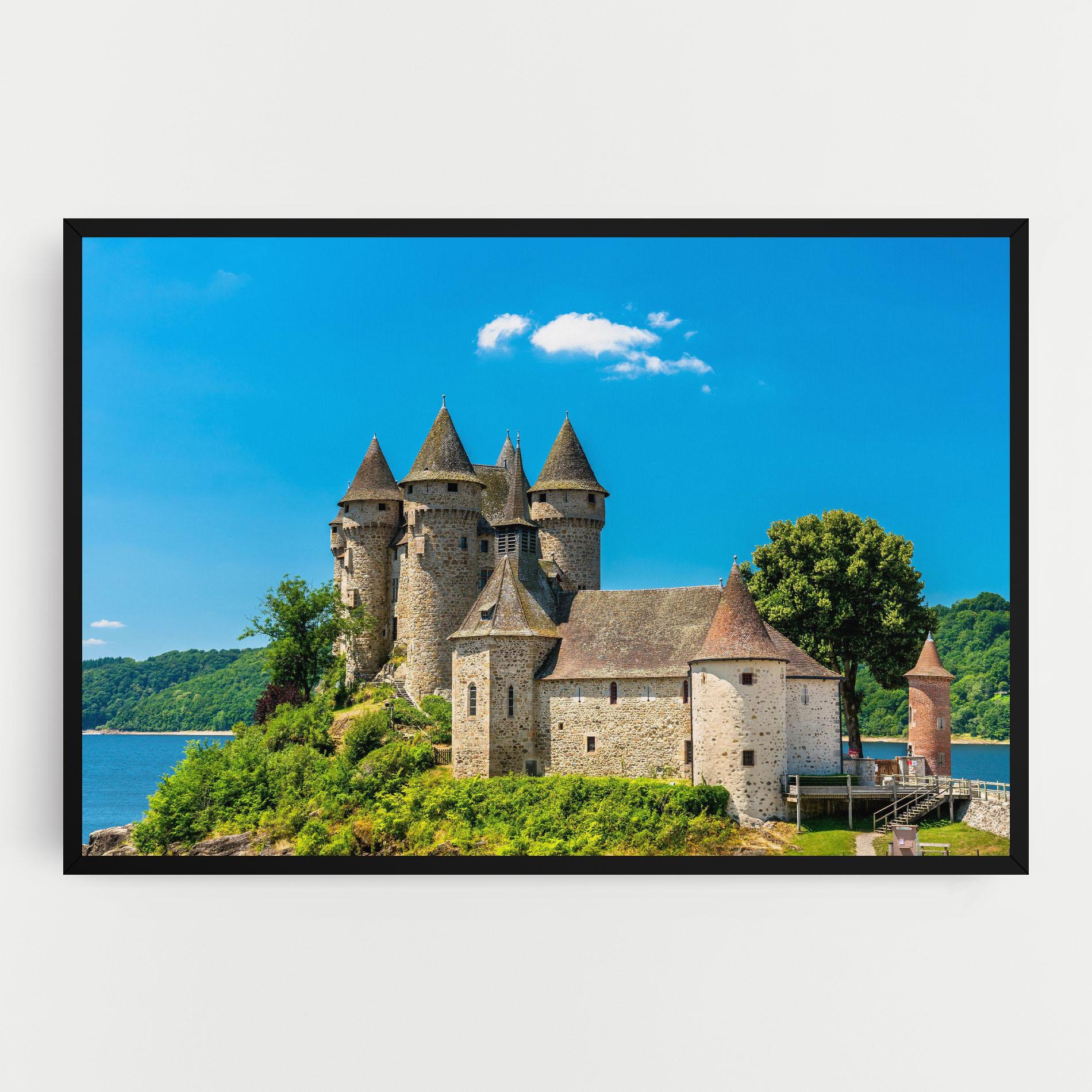 Картина на платно Medieval Castle France mockup 0