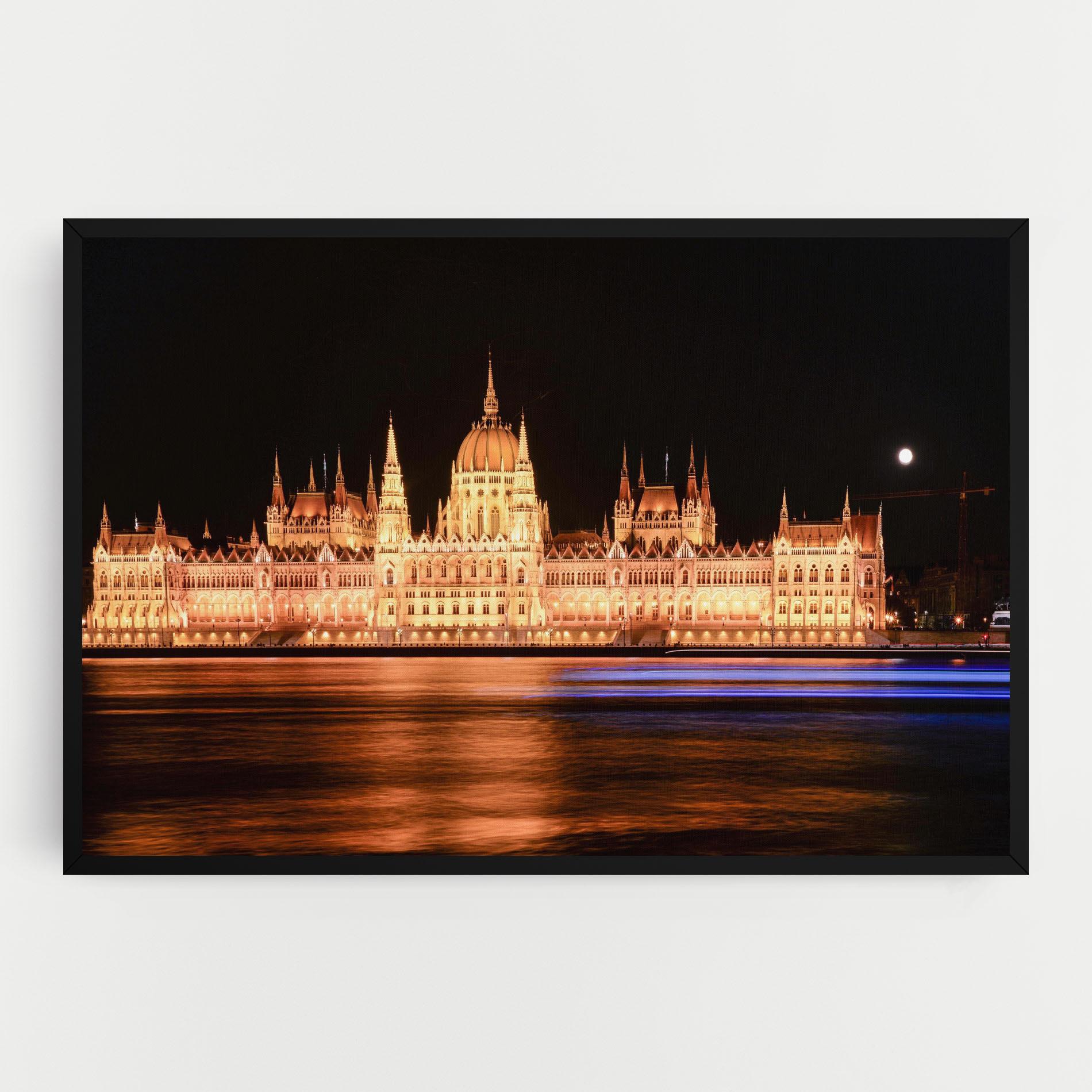 Картина на платно Night Reflection mockup 0