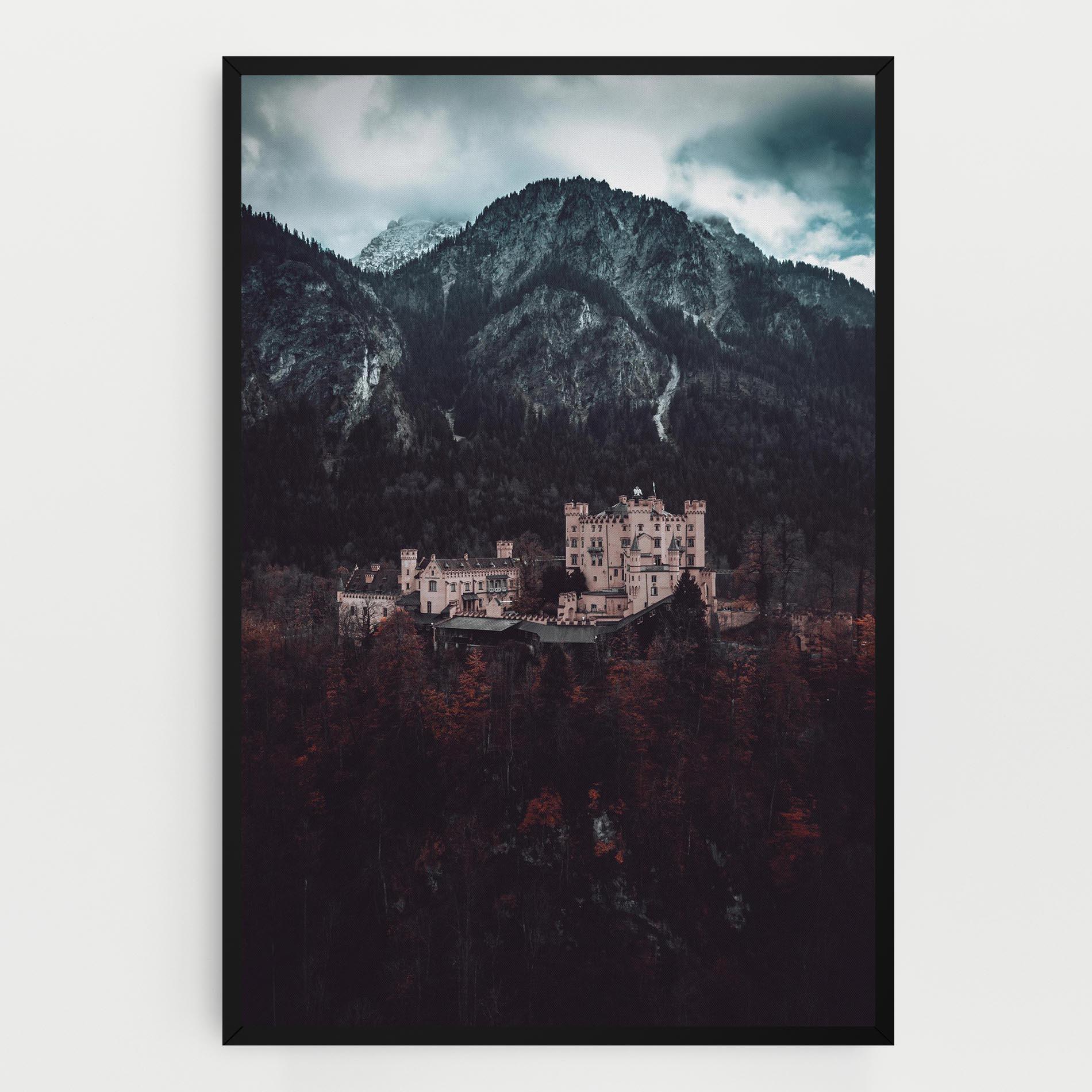 Картина на платно Forest Castle mockup 0