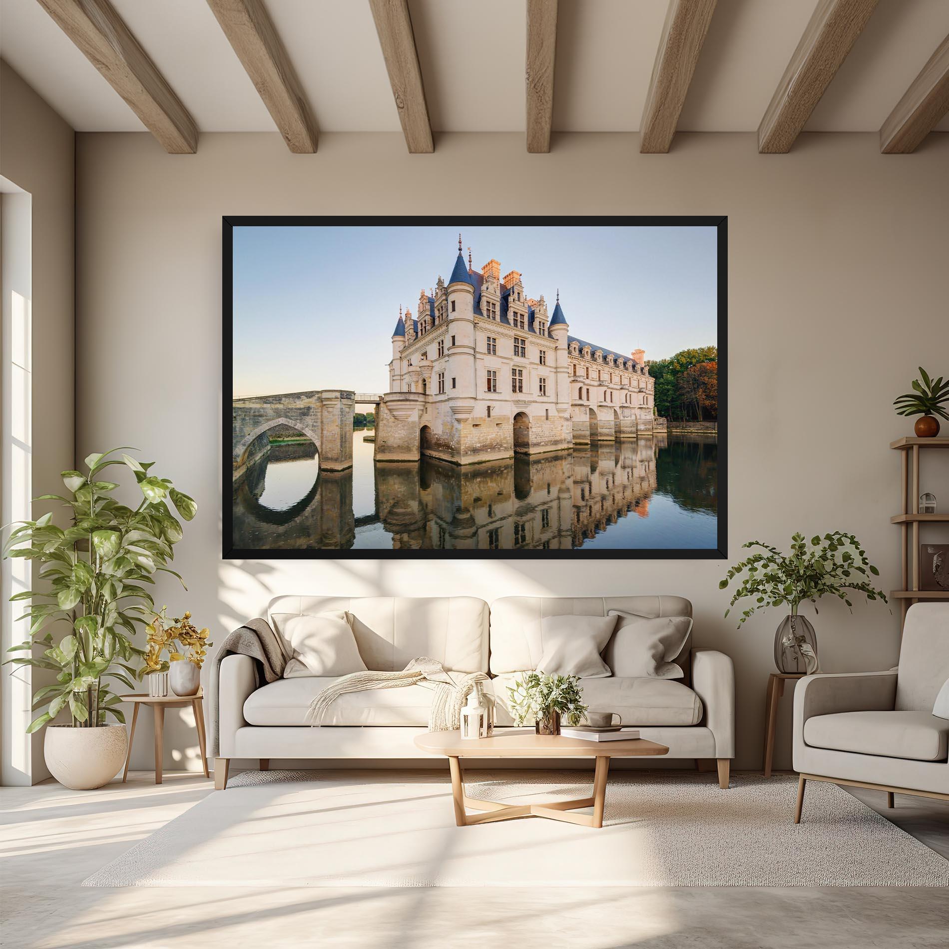 Картина на платно Chateau France mockup 6
