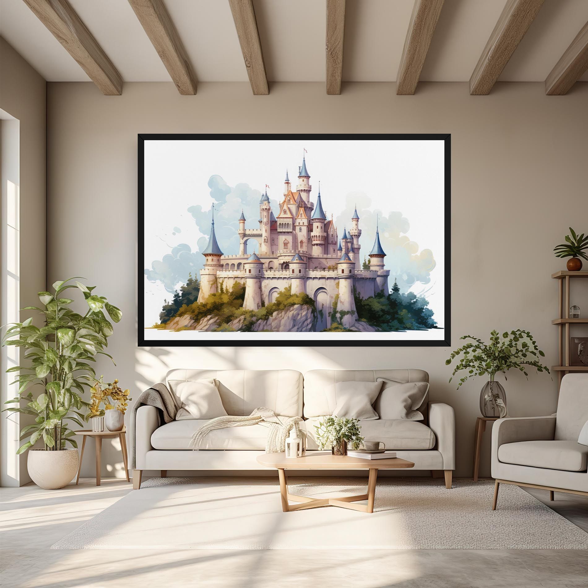 Illustration Castle mockup 6