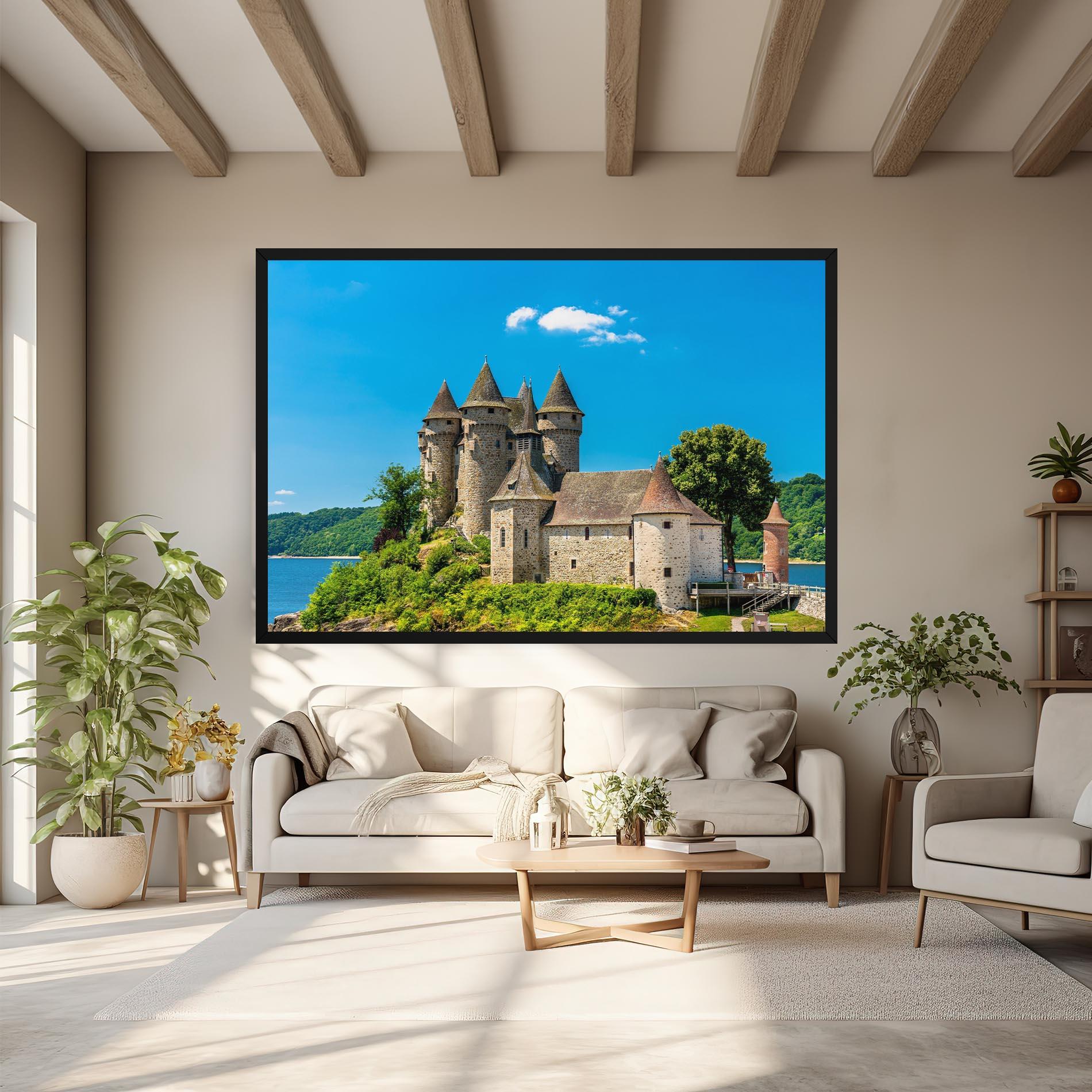 Картина на платно Medieval Castle France mockup 6