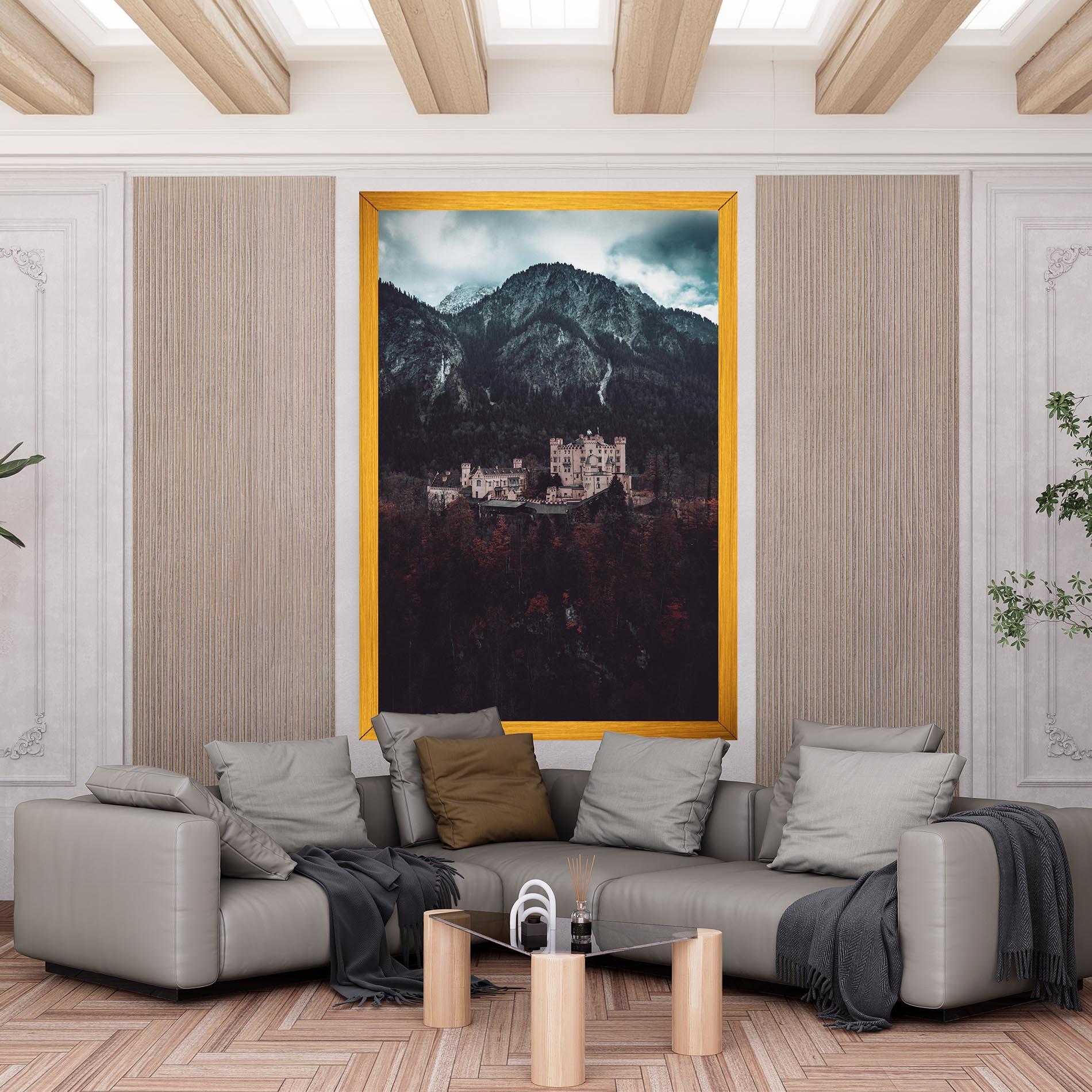 Картина на платно Forest Castle mockup 6