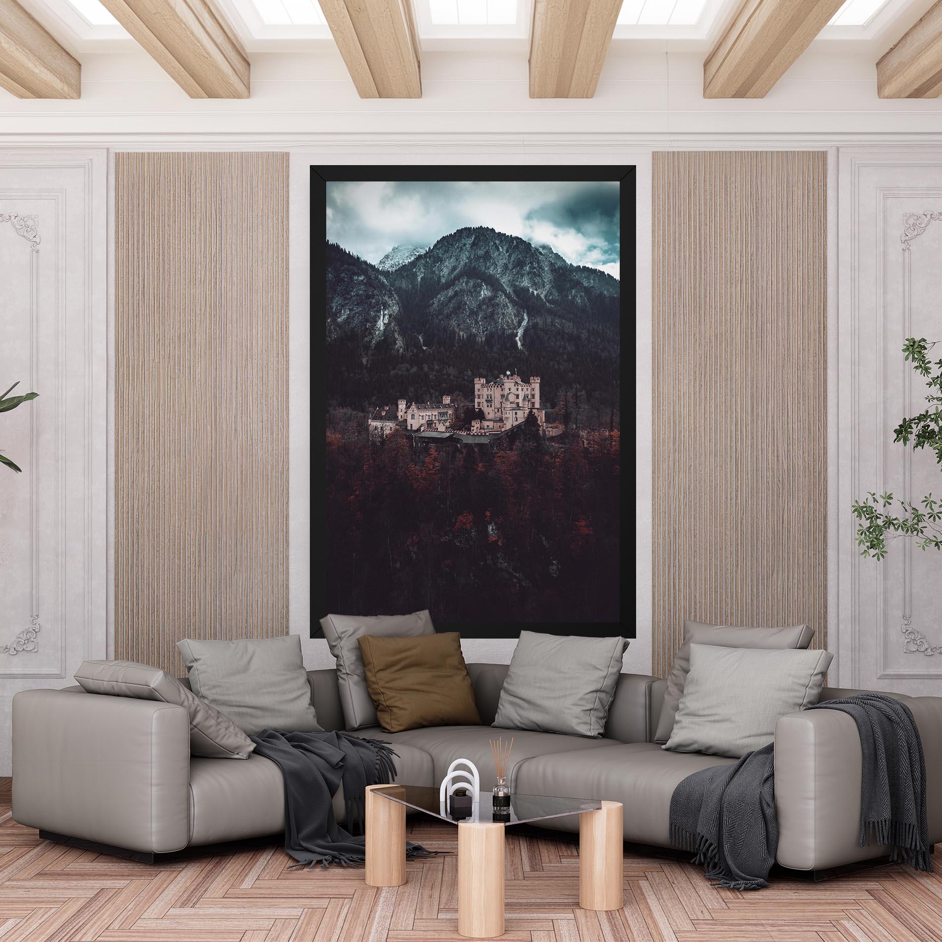 Картина на платно Forest Castle mockup 6