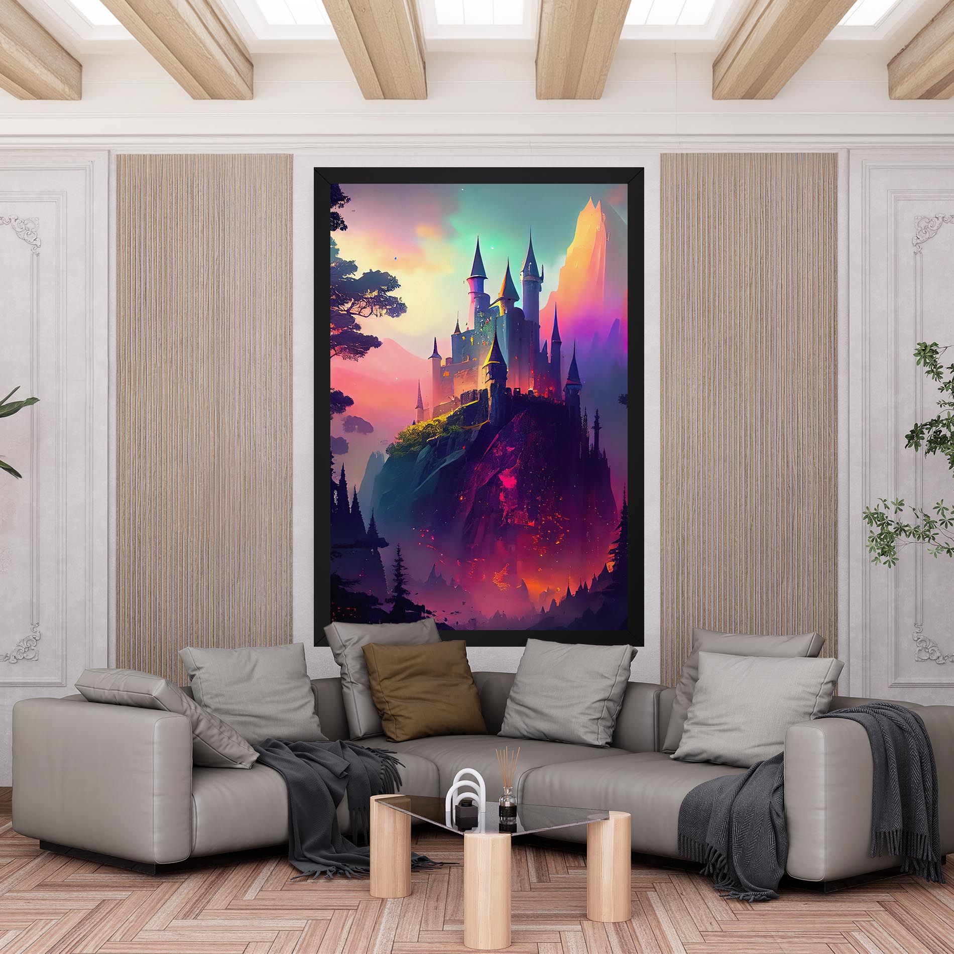 Purple Orange Castle mockup 6