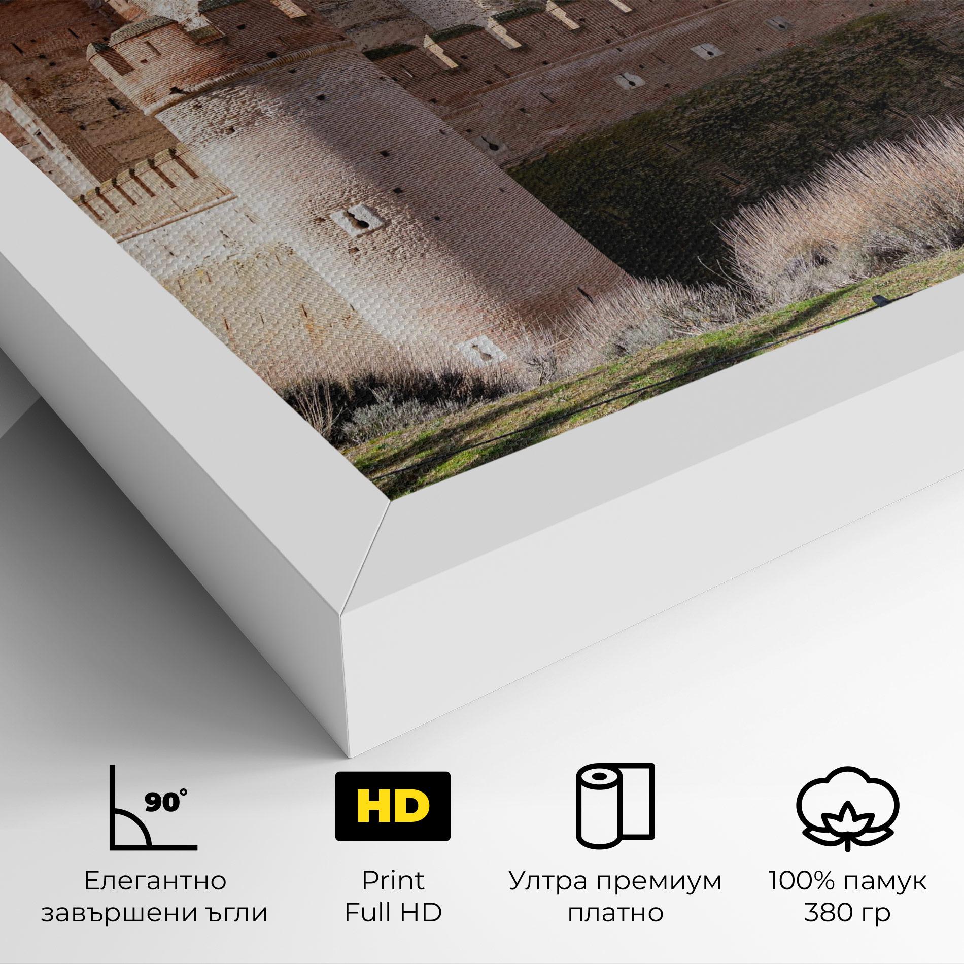 Картина на платно Castle La Mota mockup 4